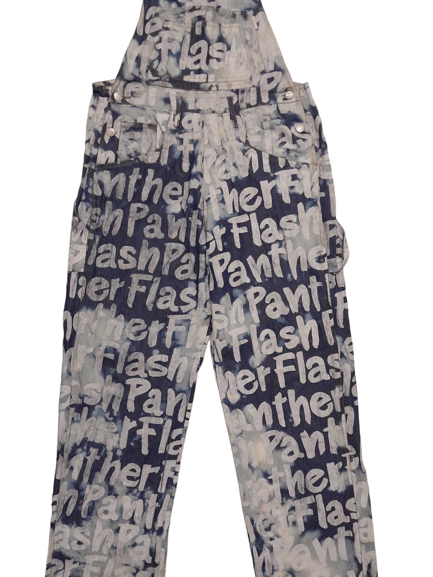 Designer × Rare Panther Panther Japan Designer Overalls Denim (E943) Size US 30 / EU 46 - 7 Thumbnail