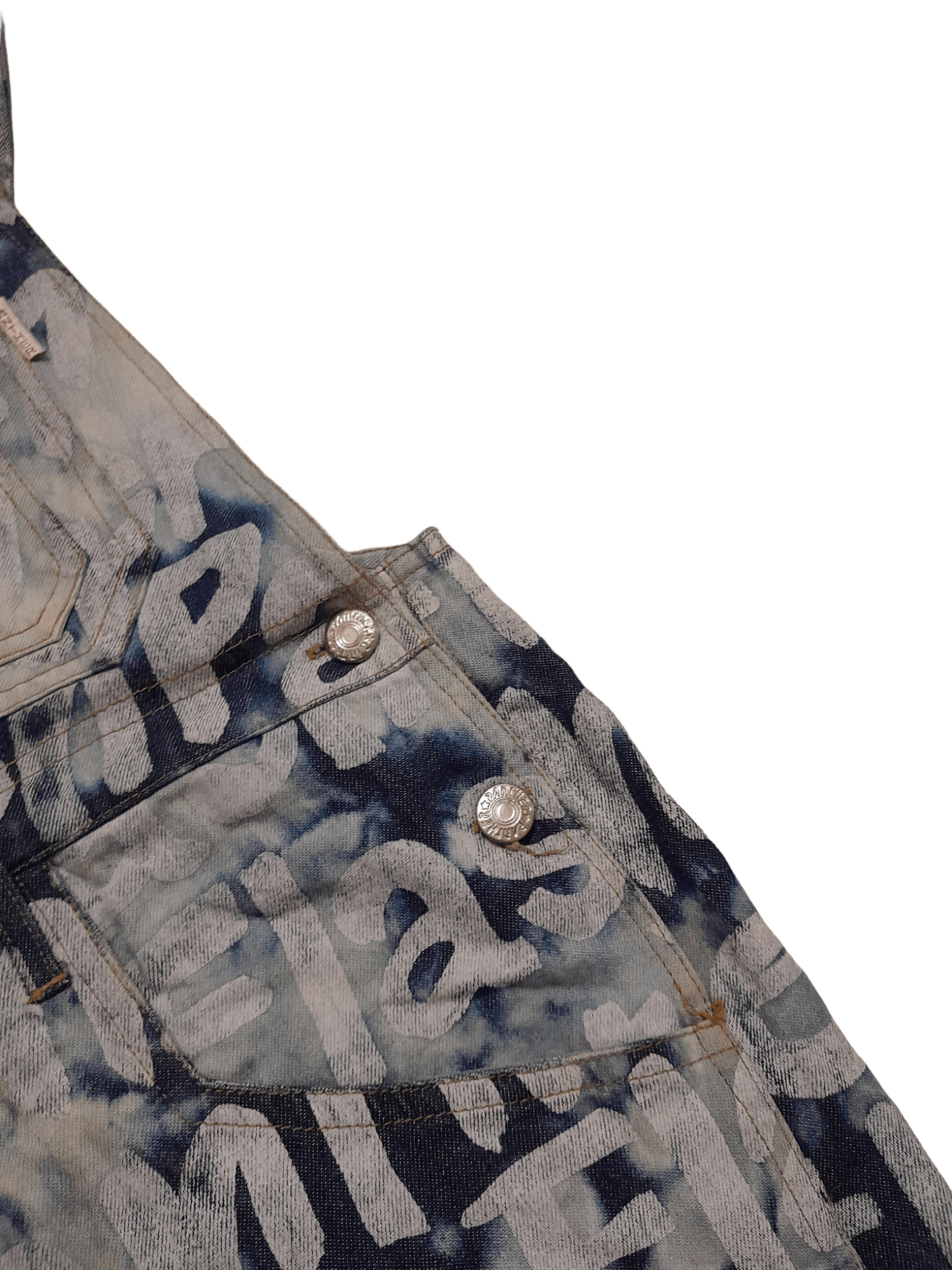 Designer × Rare Panther Panther Japan Designer Overalls Denim (E943) Size US 30 / EU 46 - 9 Thumbnail