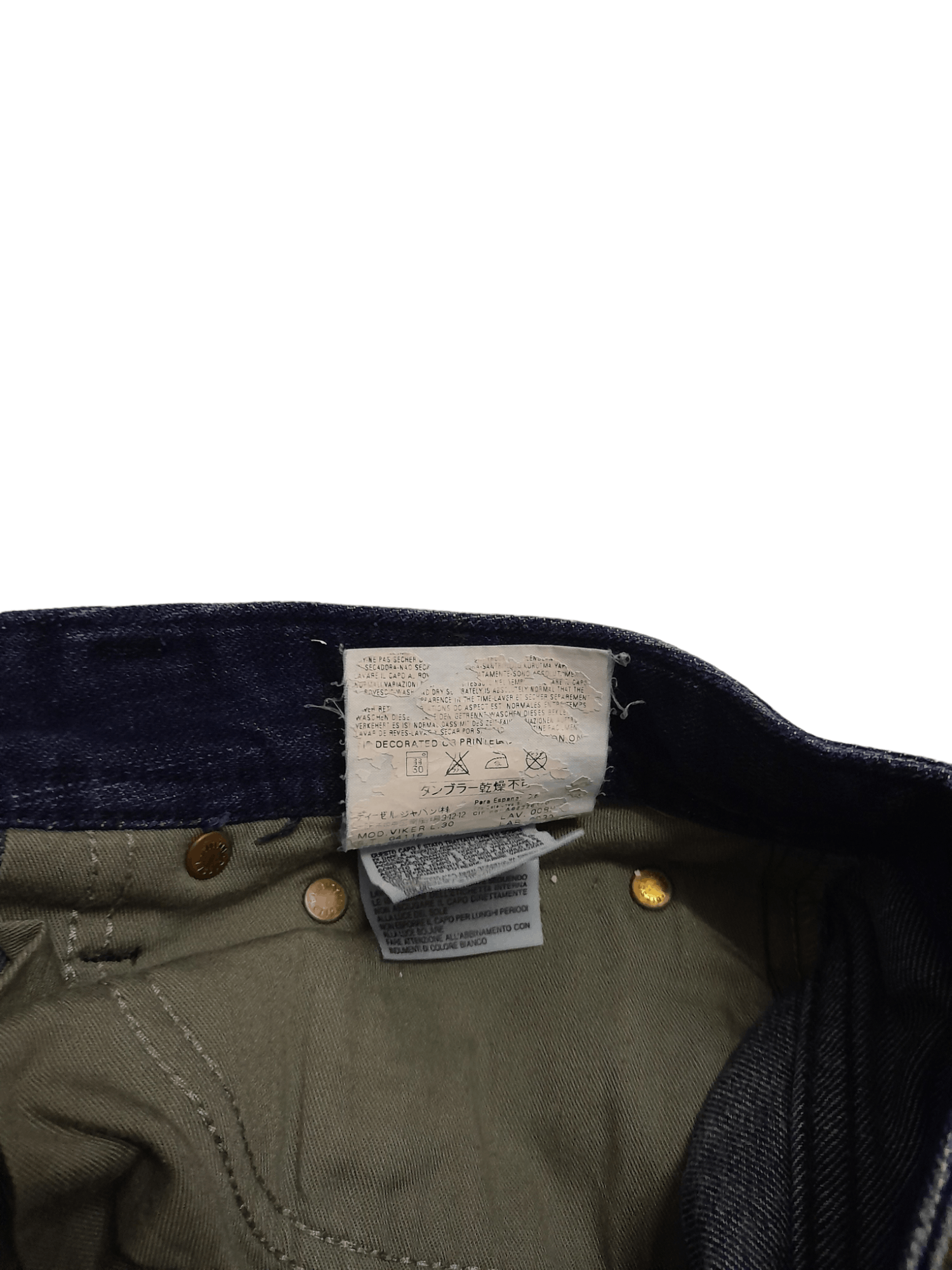 Diesel DIesel Viker Distressed Denim (E944) Waist 29 Size US 29 - 10 Thumbnail