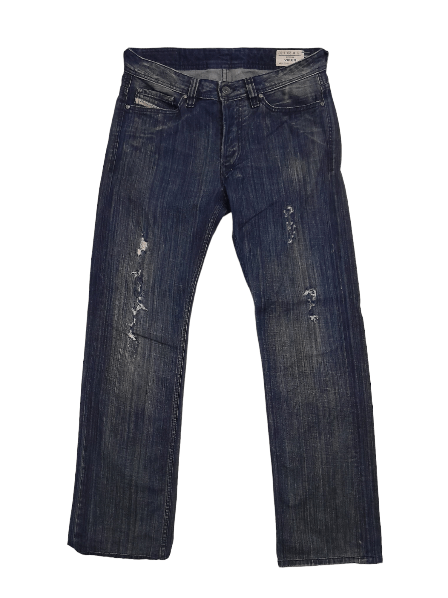 Diesel DIesel Viker Distressed Denim (E944) Waist 29 Size US 29 - 1 Thumbnail