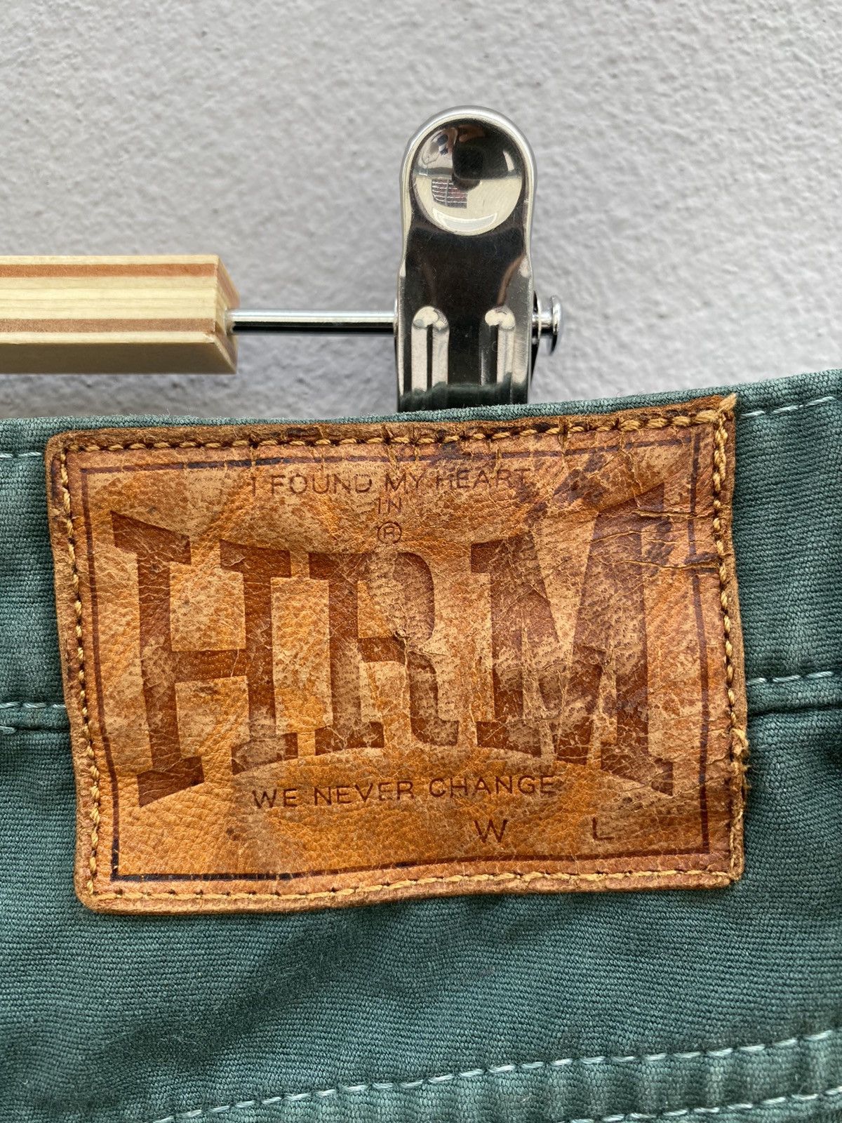 HOLLYWOOD RANCH MARKET × Japanese Brand Distressed Style💥Japanese Denim Hollywood Ranch Market-HRM Size US 34 / EU 50 - 11 Thumbnail