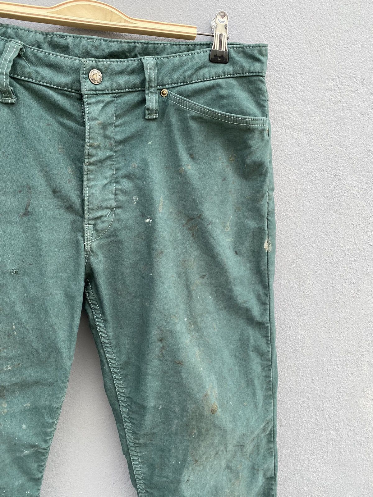 HOLLYWOOD RANCH MARKET × Japanese Brand Distressed Style💥Japanese Denim Hollywood Ranch Market-HRM Size US 34 / EU 50 - 4 Thumbnail