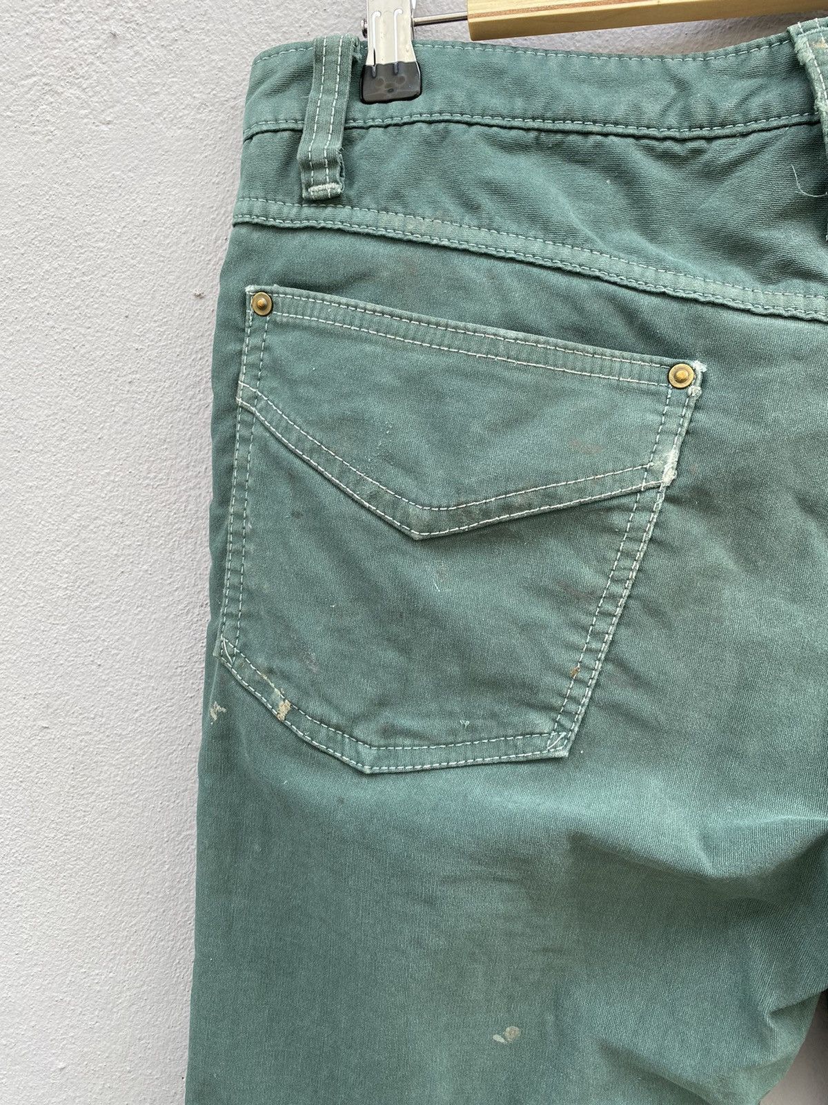 HOLLYWOOD RANCH MARKET × Japanese Brand Distressed Style💥Japanese Denim Hollywood Ranch Market-HRM Size US 34 / EU 50 - 14 Thumbnail