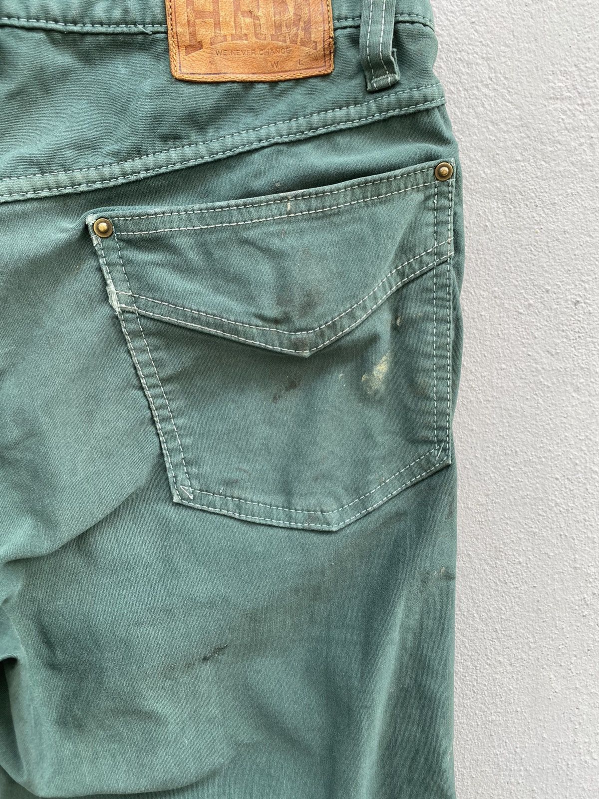 HOLLYWOOD RANCH MARKET × Japanese Brand Distressed Style💥Japanese Denim Hollywood Ranch Market-HRM Size US 34 / EU 50 - 13 Thumbnail