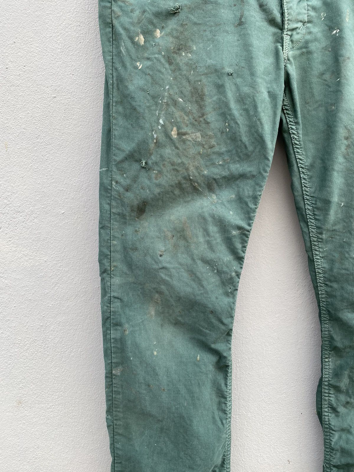 HOLLYWOOD RANCH MARKET × Japanese Brand Distressed Style💥Japanese Denim Hollywood Ranch Market-HRM Size US 34 / EU 50 - 7 Thumbnail