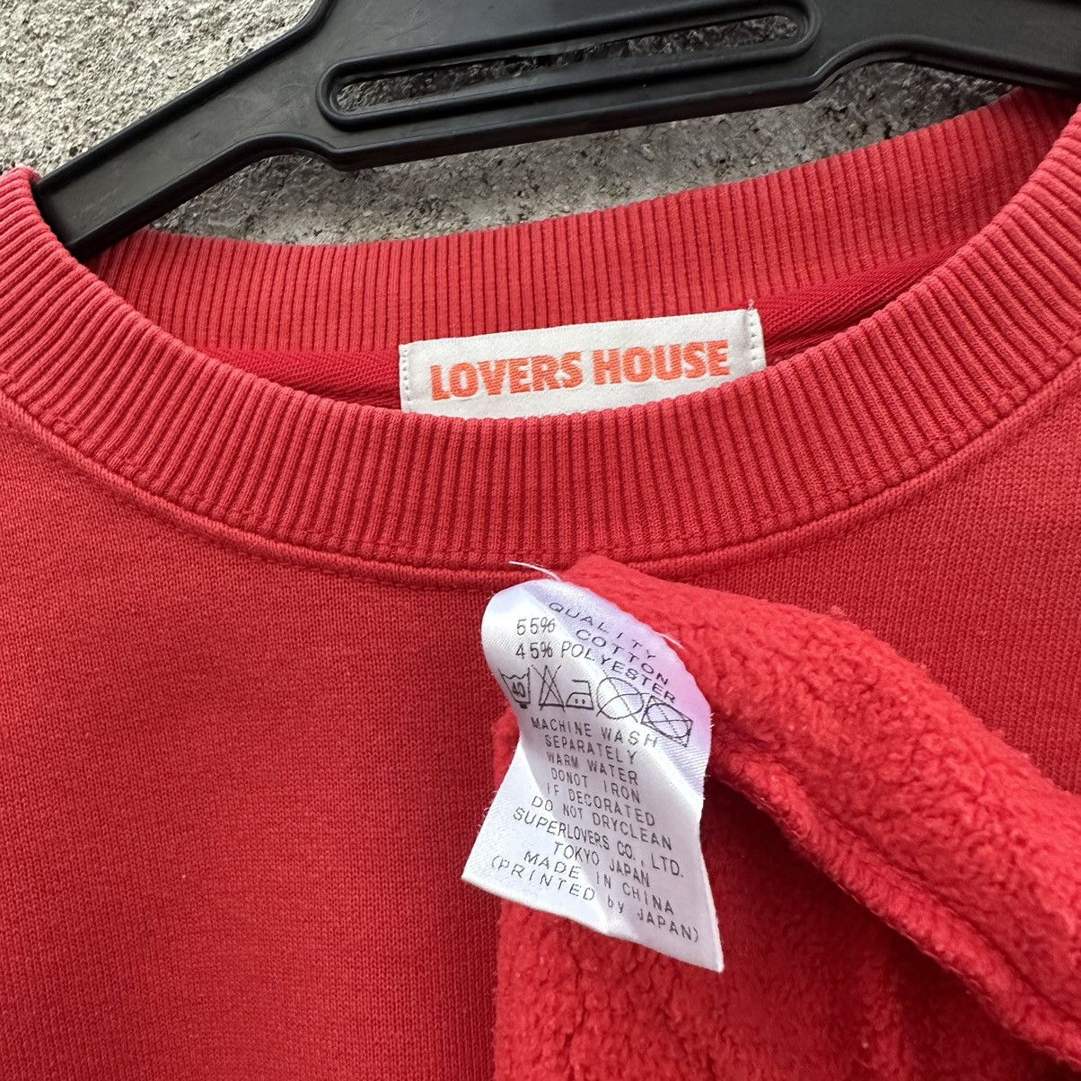 Japanese Brand Lovers house by superlovers sweatshirt japanese brand Size US L / EU 52-54 / 3 - 4 Thumbnail