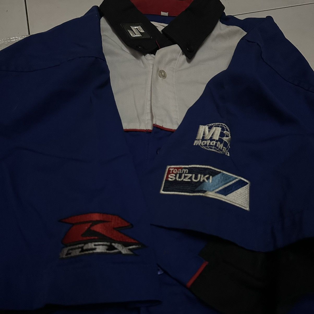 Vintage Team suzuki shirt big logo Size US XL / EU 56 / 4 - 4 Thumbnail