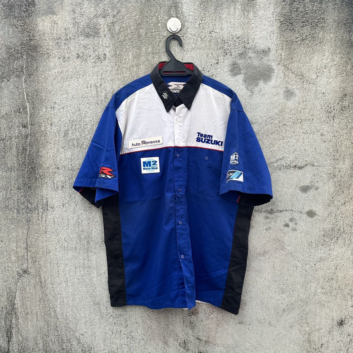 Vintage Team suzuki shirt big logo Size US XL / EU 56 / 4 - 1 Thumbnail