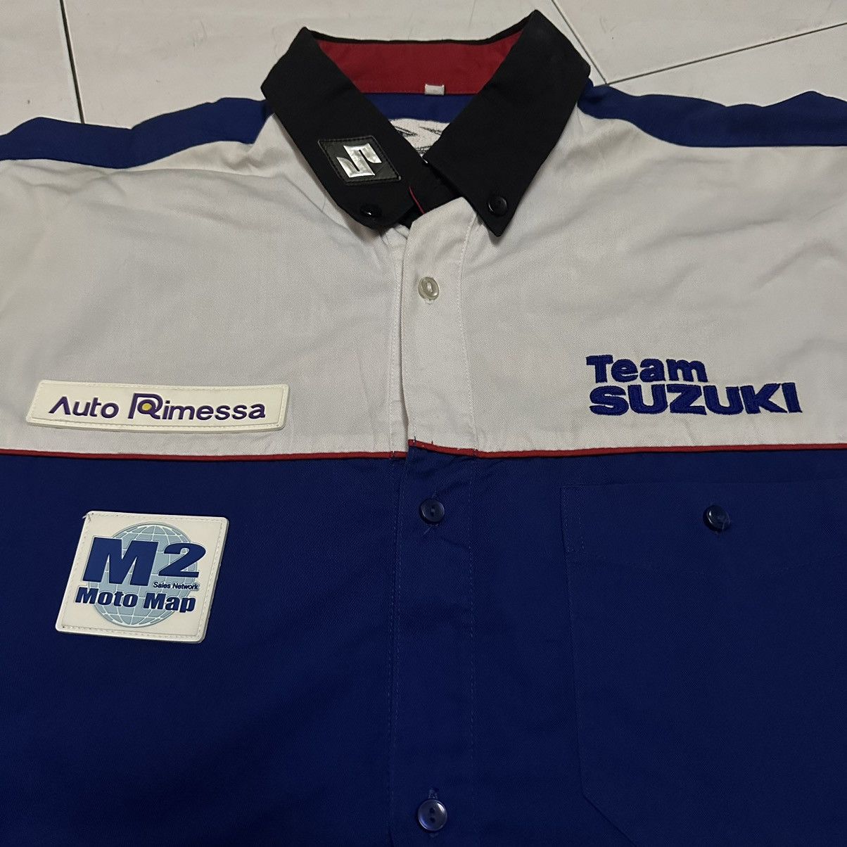Vintage Team suzuki shirt big logo Size US XL / EU 56 / 4 - 3 Thumbnail