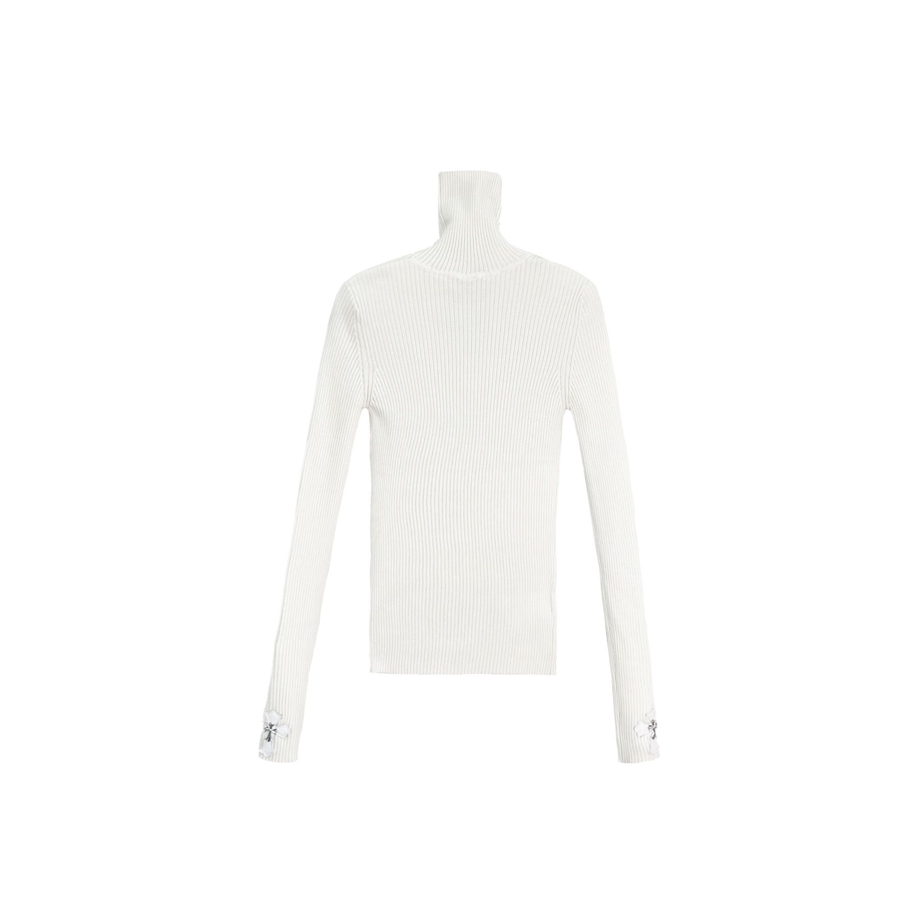 Chrome Hearts Chrome Hearts White Cashmere Sweater Size M / US 6-8 / IT 42-44 - 1 Thumbnail