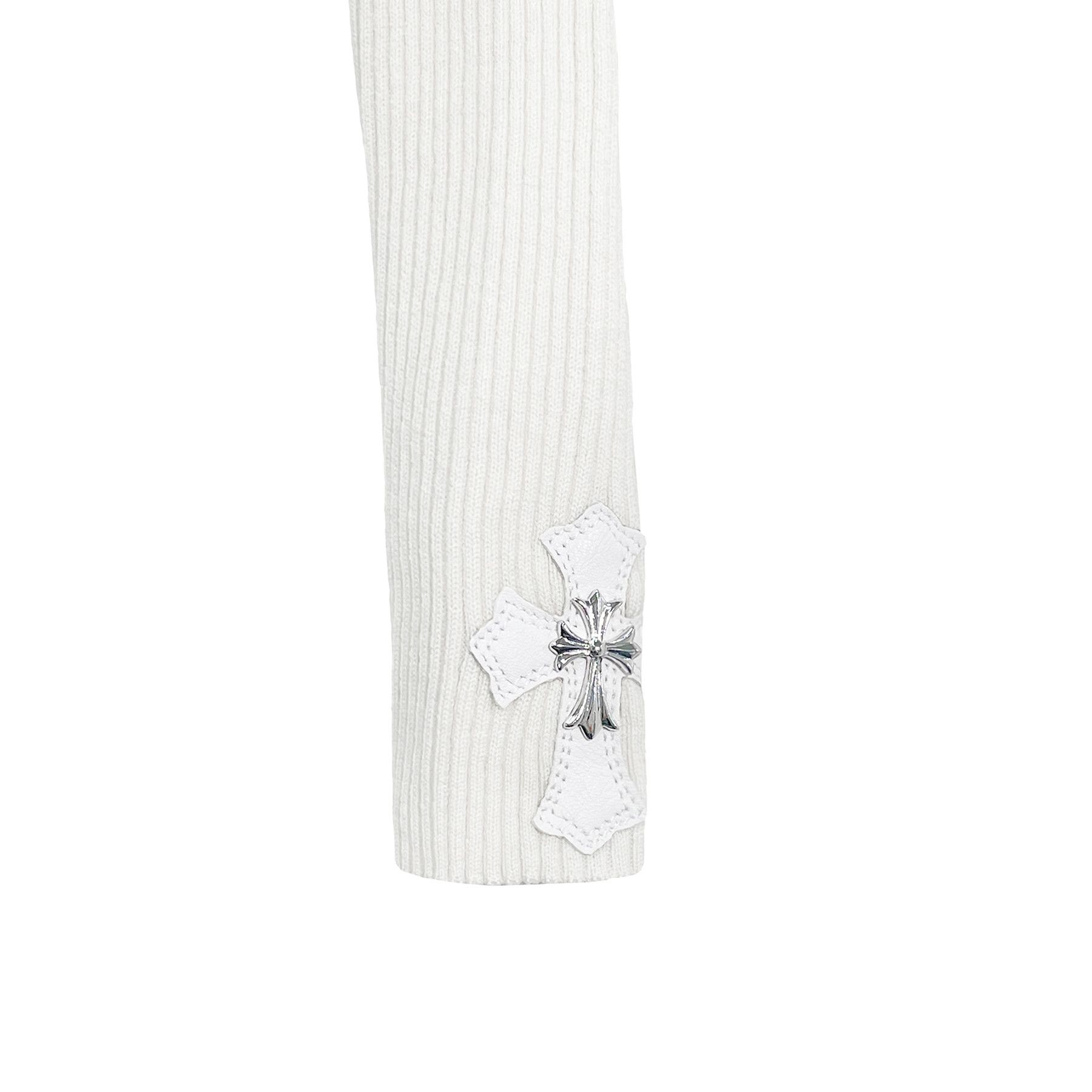 Chrome Hearts Chrome Hearts White Cashmere Sweater Size M / US 6-8 / IT 42-44 - 3 Thumbnail