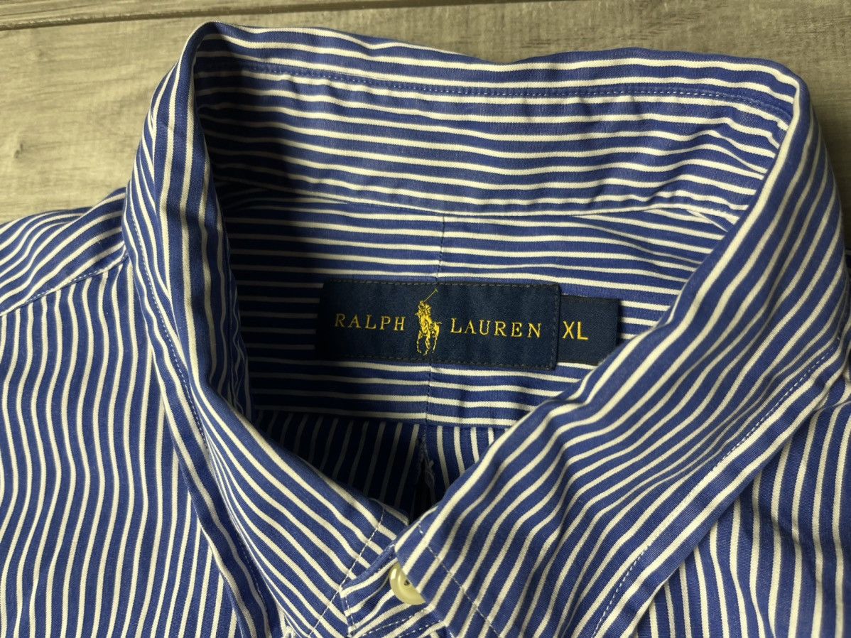 Polo Ralph Lauren Polo Ralph Lauren shirt striped blue size XLarge Size US XL / EU 56 / 4 - 4 Thumbnail