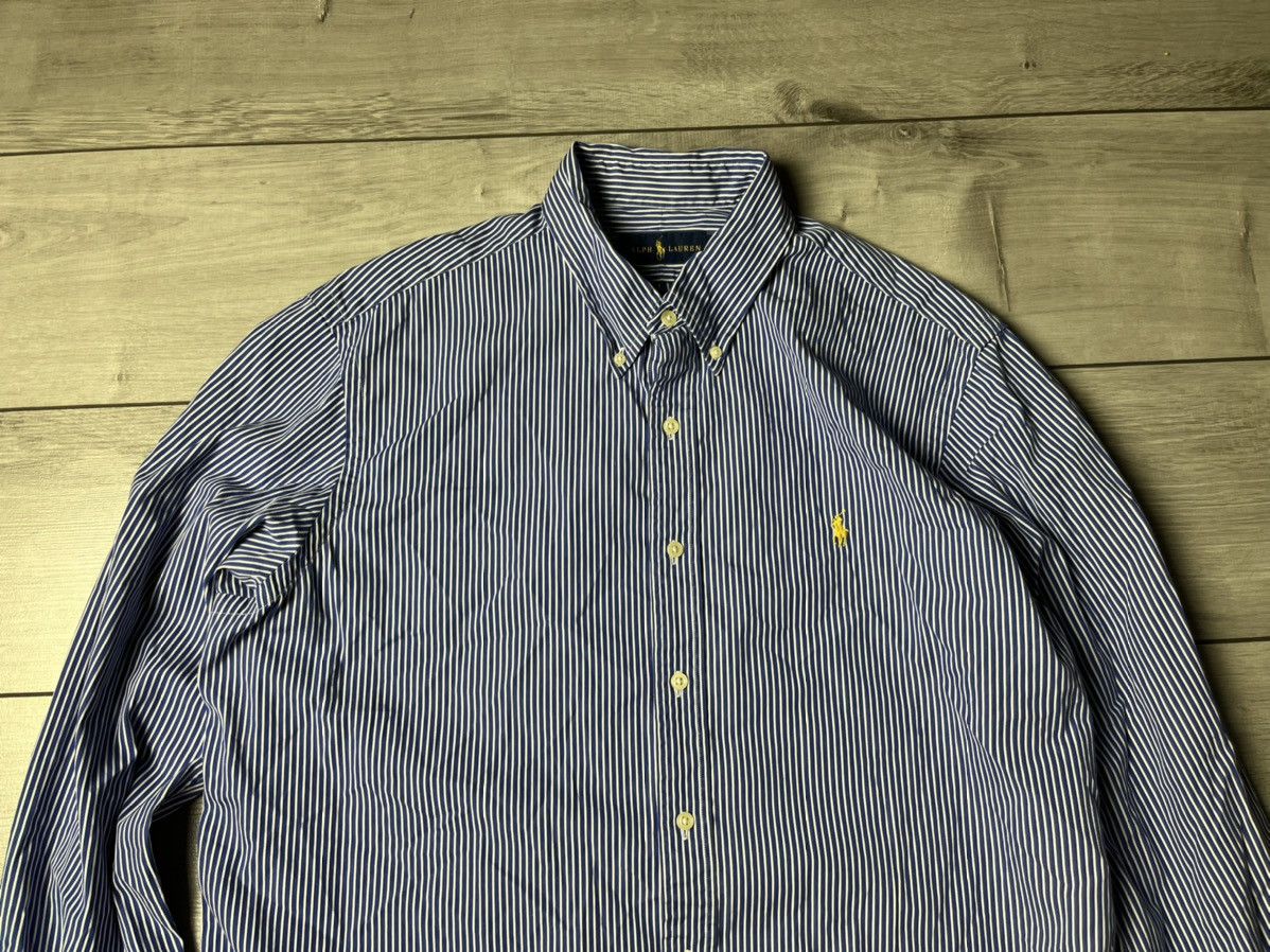 Polo Ralph Lauren Polo Ralph Lauren shirt striped blue size XLarge Size US XL / EU 56 / 4 - 3 Thumbnail