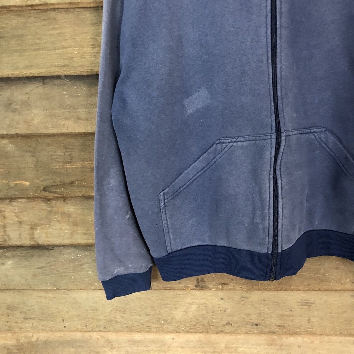 Xlarge X Large japan like bape Blue faded Hoodie sweatshirt #085B Size US L / EU 52-54 / 3 - 4 Thumbnail
