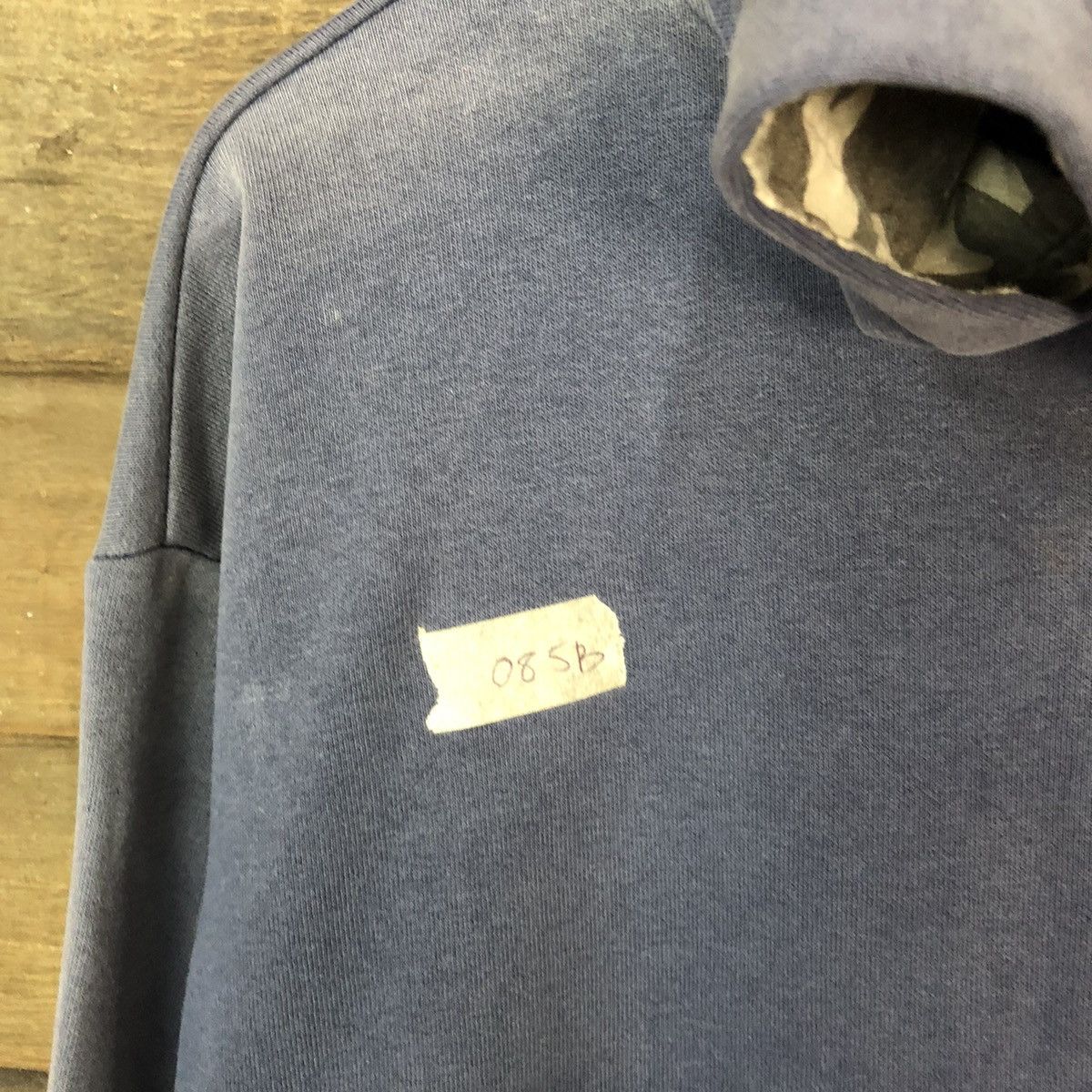Xlarge X Large japan like bape Blue faded Hoodie sweatshirt #085B Size US L / EU 52-54 / 3 - 6 Thumbnail