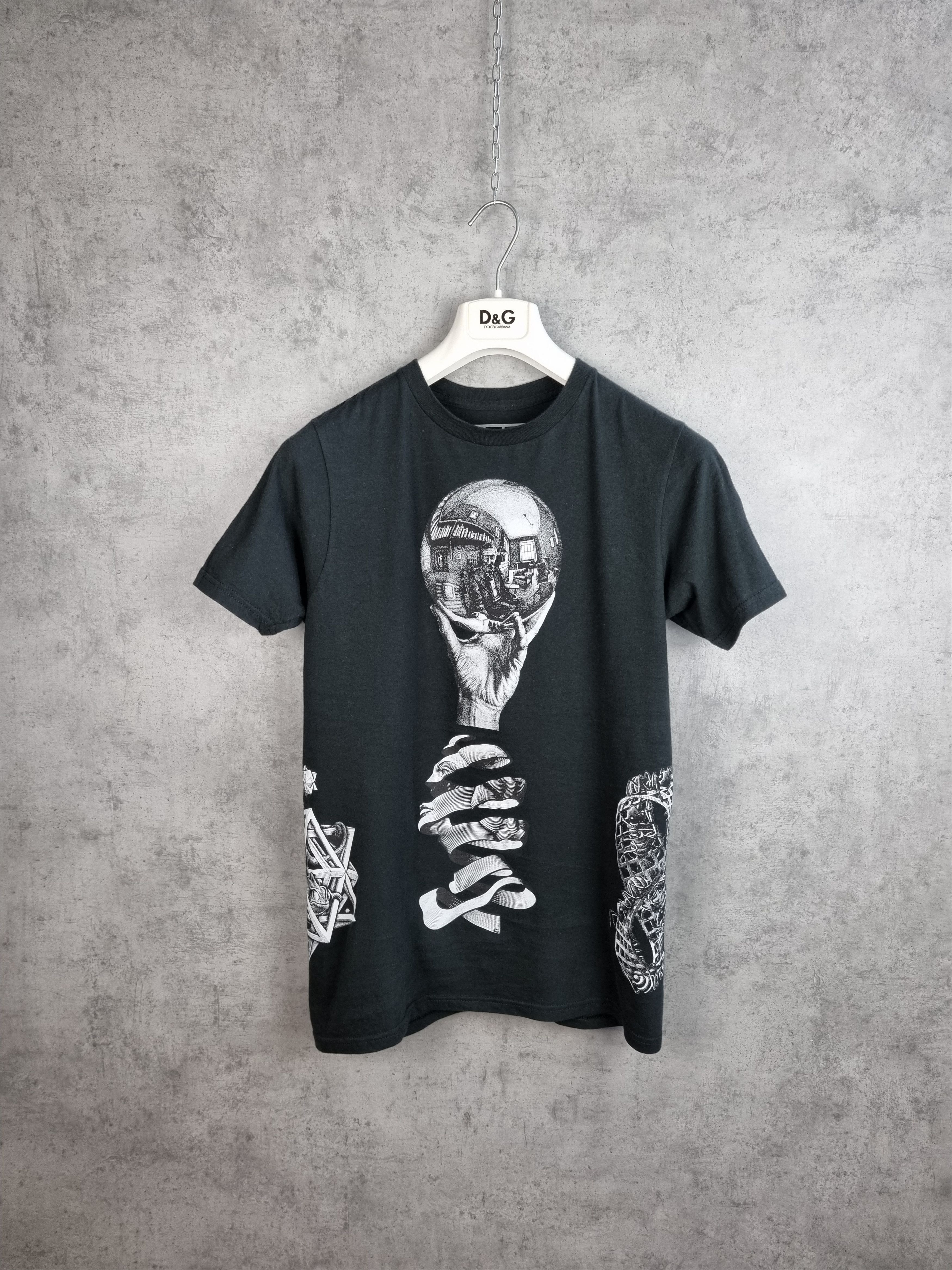 Rare Art MC Escher tee shirt all over print SUPREME