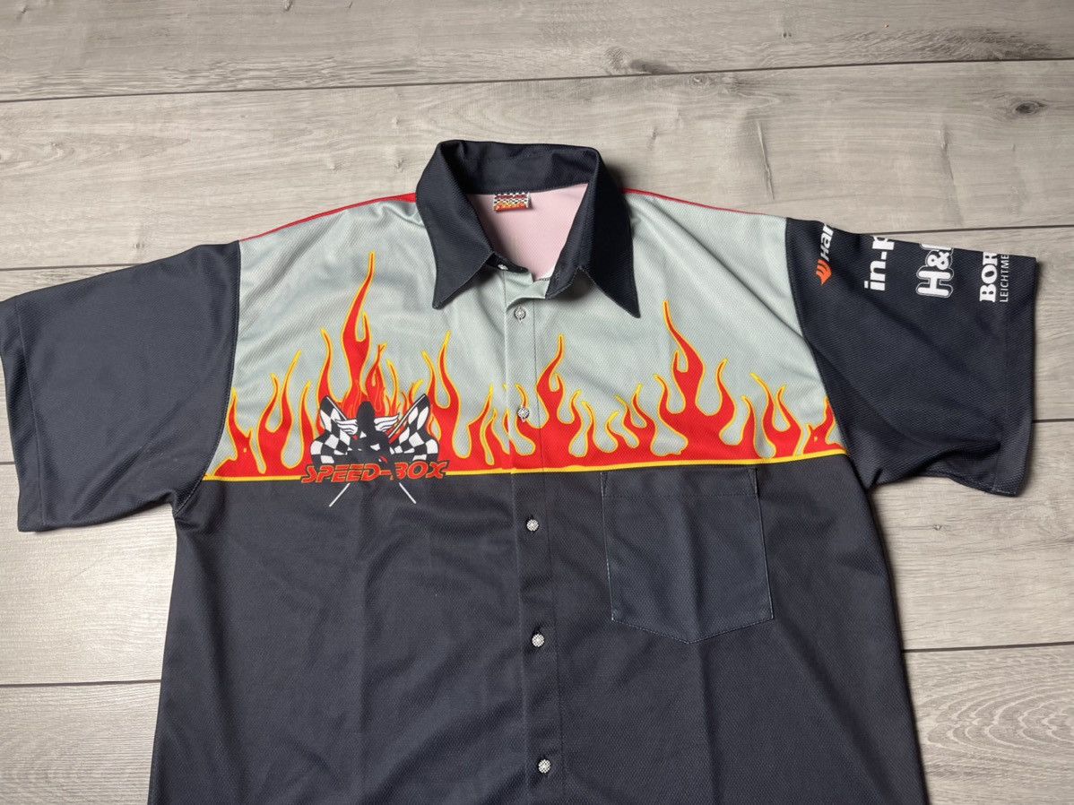 Other Flame shirt speed-box racing size Large Size US L / EU 52-54 / 3 - 3 Thumbnail