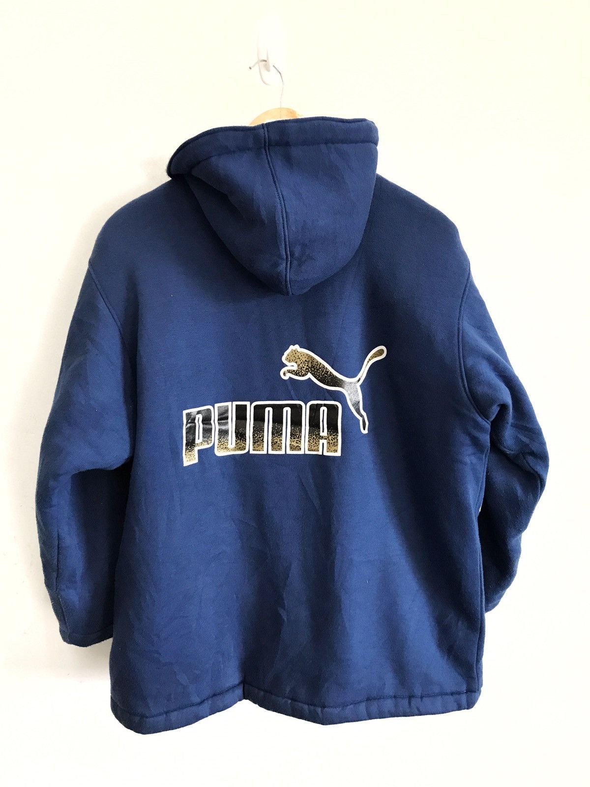 Puma × Vintage Puma Hoodie Jacket Armpit 24"x28" Size US M / EU 48-50 / 2 - 2 Thumbnail