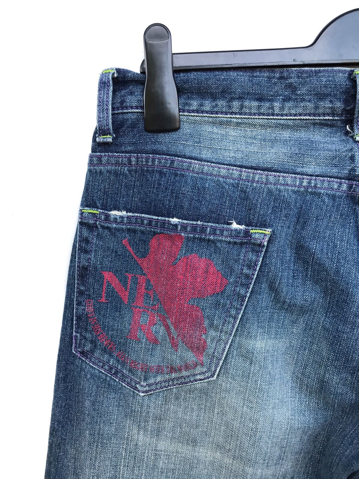 Japanese Brand Japanese Brand Nerv Japan Patchwork Junya Watanabe Style Size US 31 - 5 Thumbnail