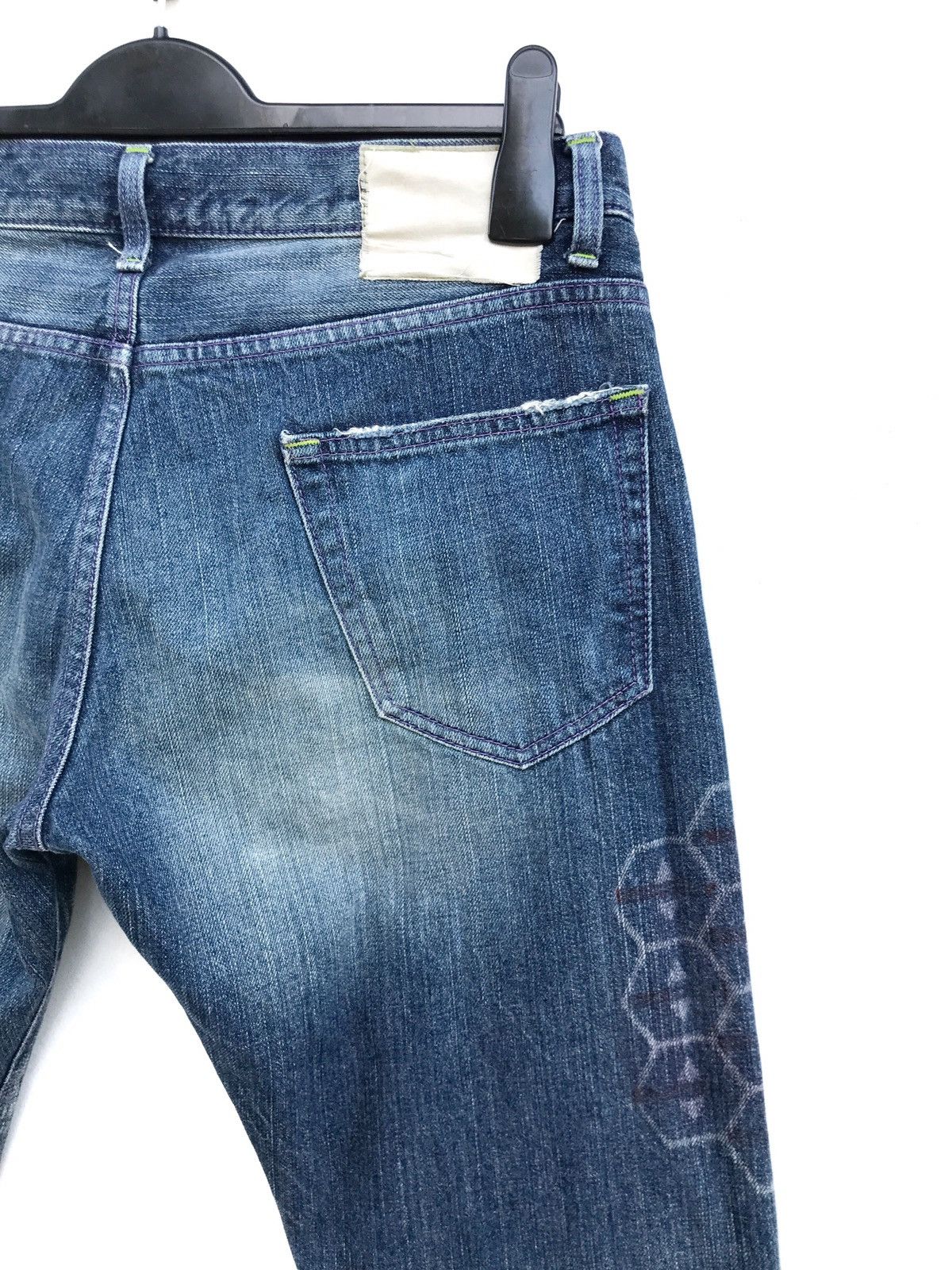 Japanese Brand Japanese Brand Nerv Japan Patchwork Junya Watanabe Style Size US 31 - 9 Thumbnail