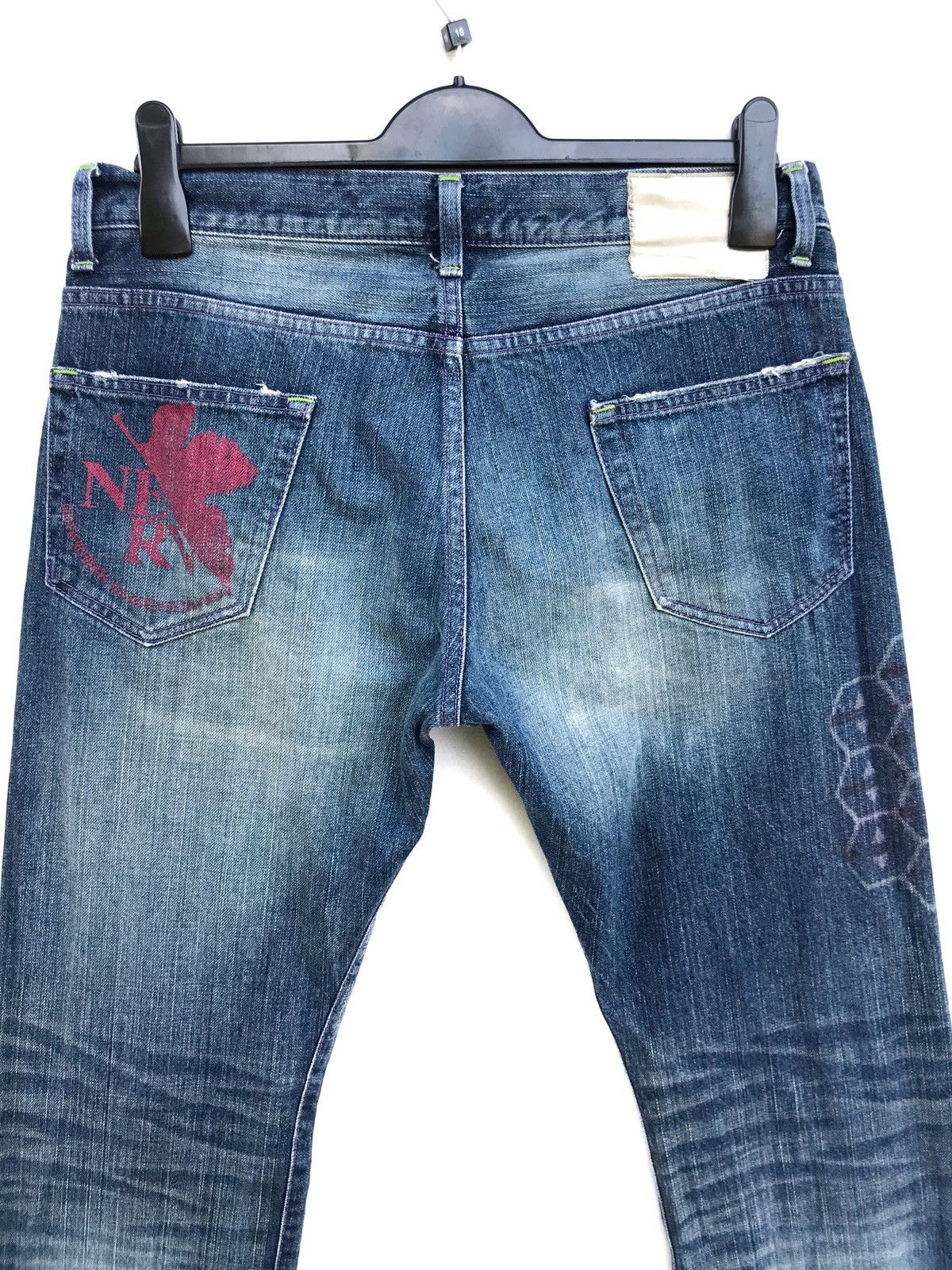 Japanese Brand Japanese Brand Nerv Japan Patchwork Junya Watanabe Style Size US 31 - 4 Thumbnail