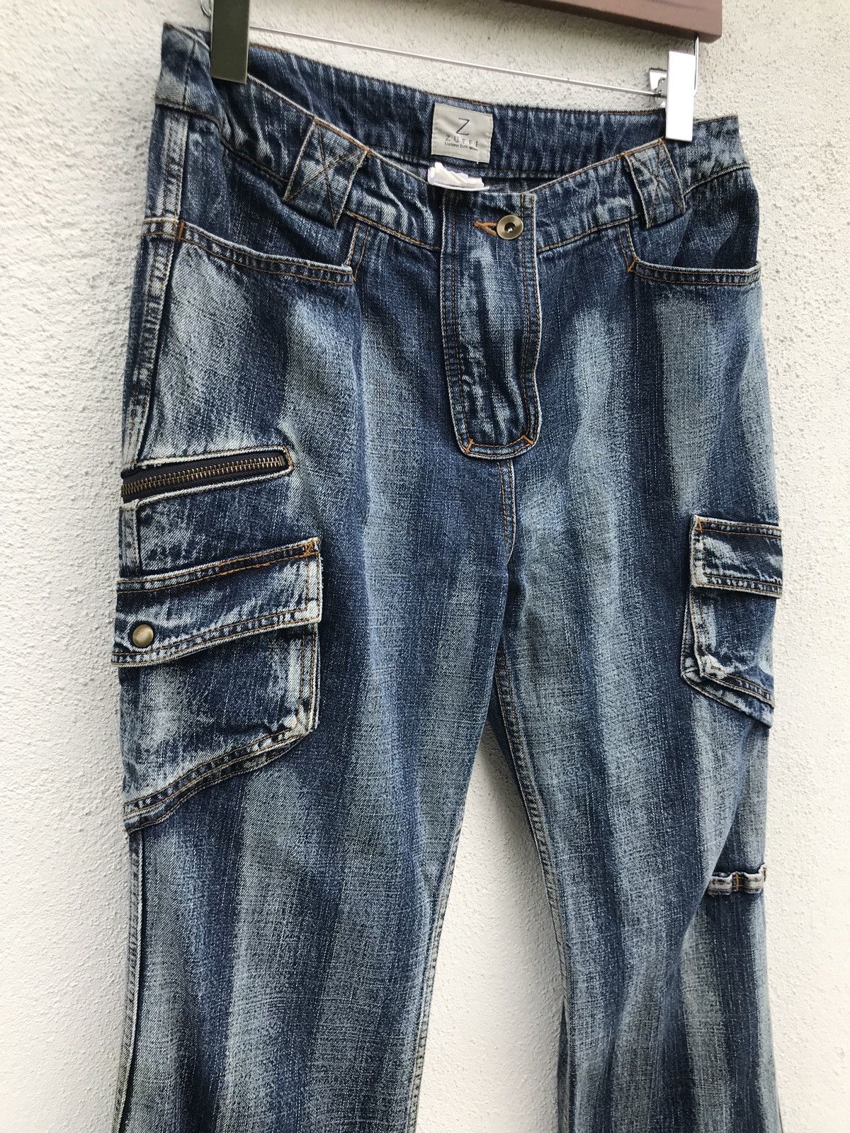 Designer × Japanese Brand Japan Brand ZUFFI Luciano Zuffi Milano Denim Cargo Size US 30 / EU 46 - 5 Thumbnail