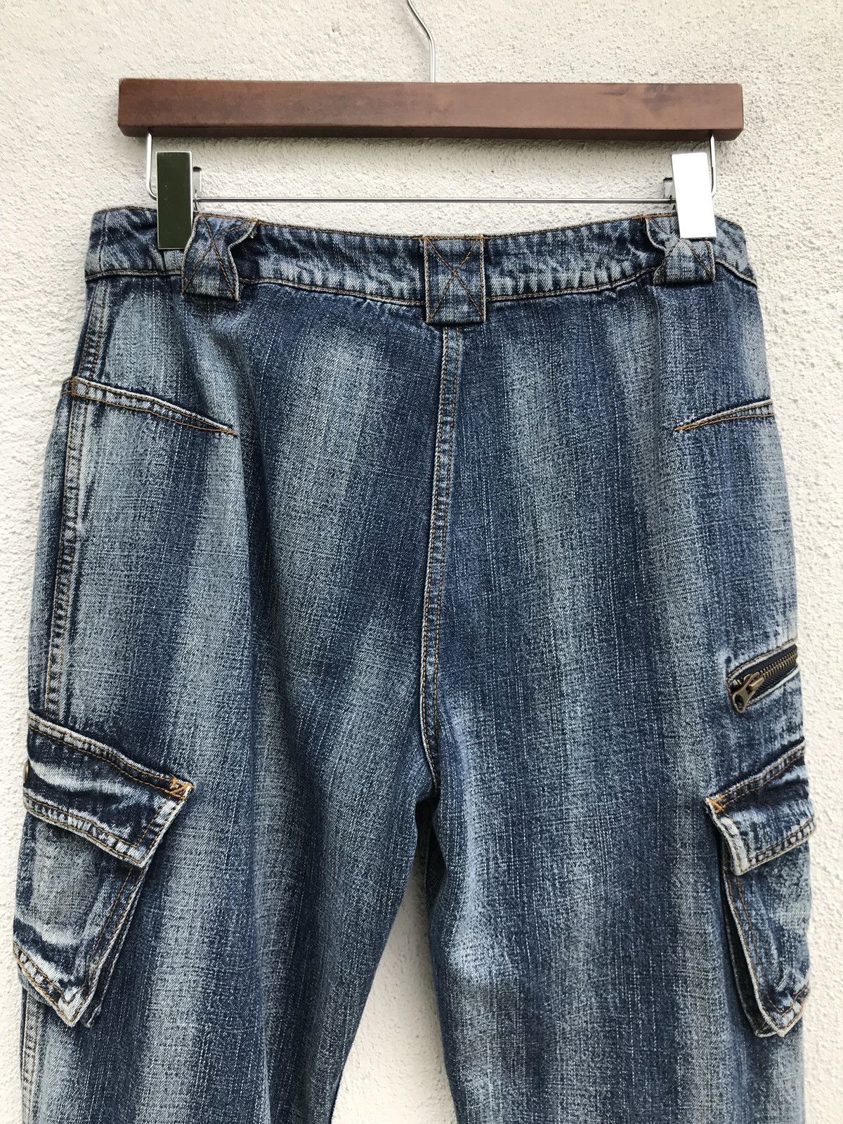 Designer × Japanese Brand Japan Brand ZUFFI Luciano Zuffi Milano Denim Cargo Size US 30 / EU 46 - 7 Thumbnail