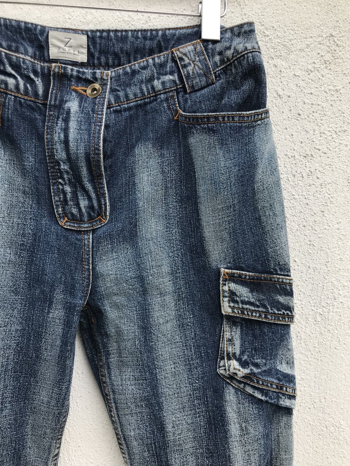 Designer × Japanese Brand Japan Brand ZUFFI Luciano Zuffi Milano Denim Cargo Size US 30 / EU 46 - 4 Thumbnail