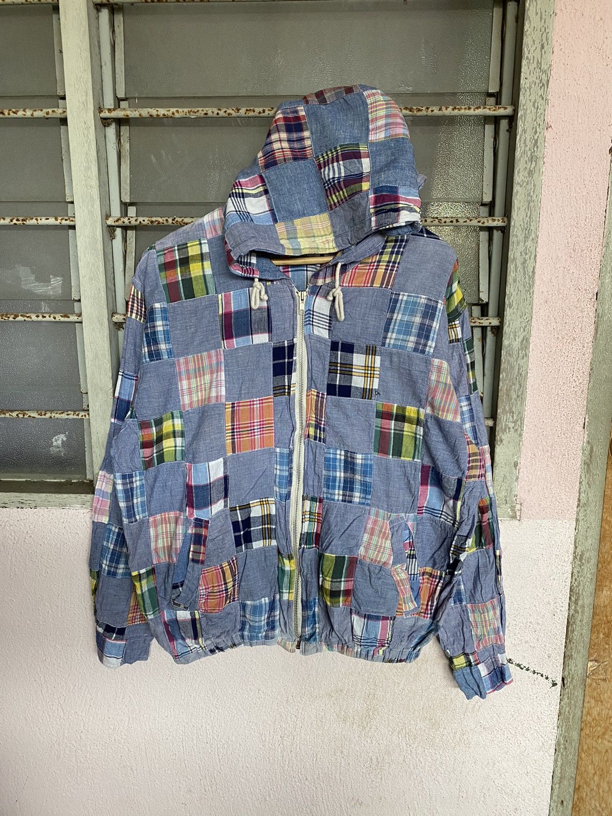 Japanese Brand Vintage Weather Report Patchwork Hoodies Size US M / EU 48-50 / 2 - 5 Thumbnail