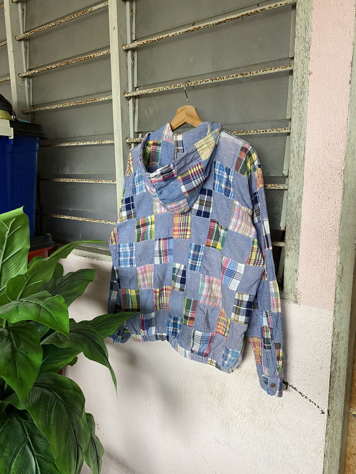 Japanese Brand Vintage Weather Report Patchwork Hoodies Size US M / EU 48-50 / 2 - 2 Thumbnail