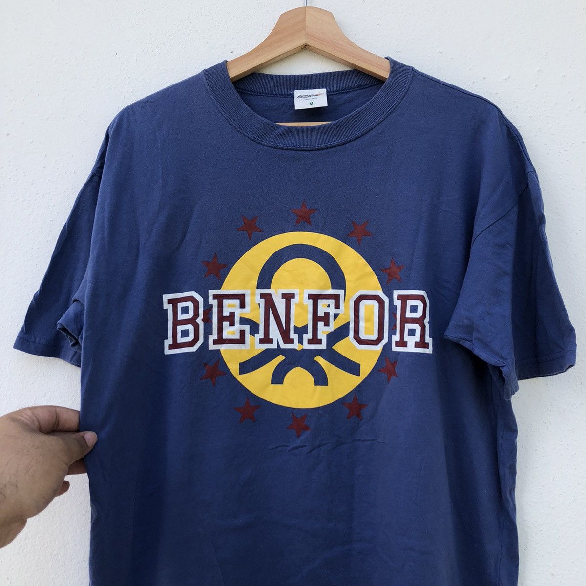 Vintage VINTAGE BENETTON FORMULA 1 RACING TEAM TEE BIG LOGO Size US M / EU 48-50 / 2 - 3 Thumbnail