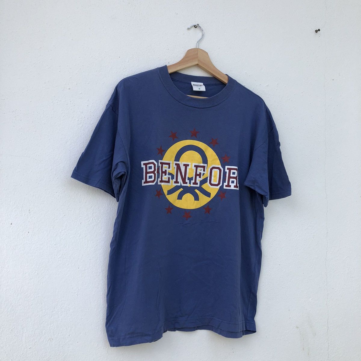 Vintage VINTAGE BENETTON FORMULA 1 RACING TEAM TEE BIG LOGO Size US M / EU 48-50 / 2 - 2 Thumbnail