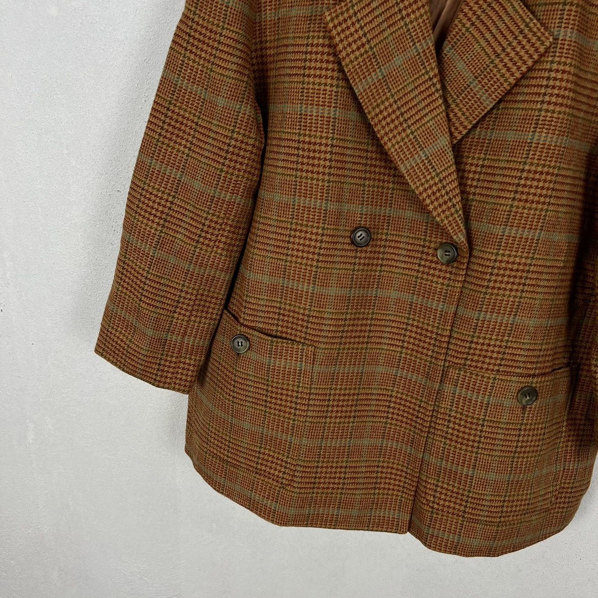 Japanese Brand VINTAGE ANNE KLEIN II TARTAN DESIGN CASUAL JACKET Size US M / EU 48-50 / 2 - 4 Thumbnail