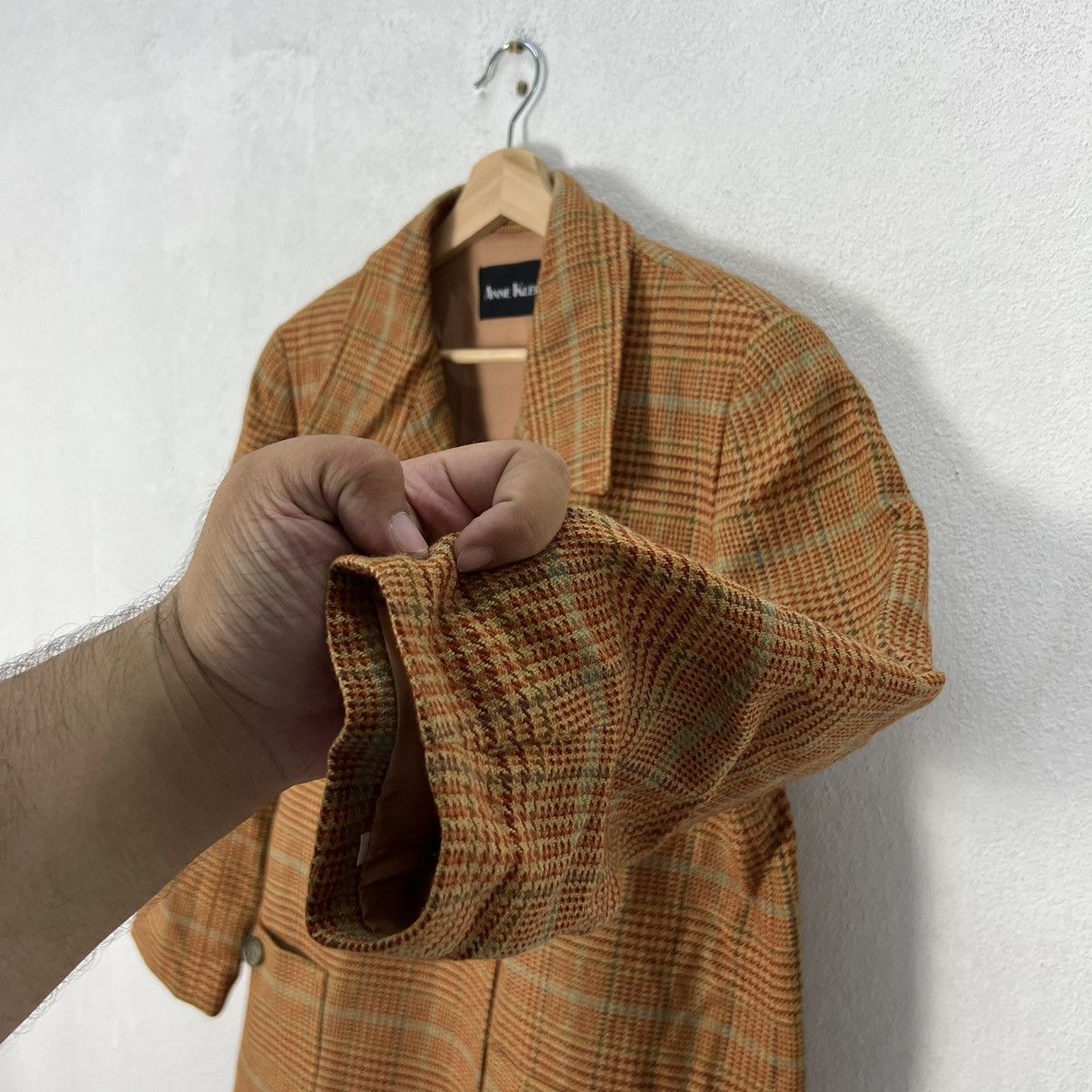 Japanese Brand VINTAGE ANNE KLEIN II TARTAN DESIGN CASUAL JACKET Size US M / EU 48-50 / 2 - 8 Thumbnail