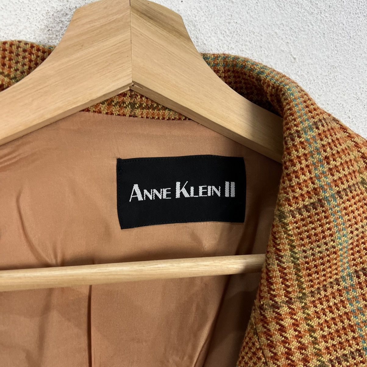 Japanese Brand VINTAGE ANNE KLEIN II TARTAN DESIGN CASUAL JACKET Size US M / EU 48-50 / 2 - 12 Thumbnail
