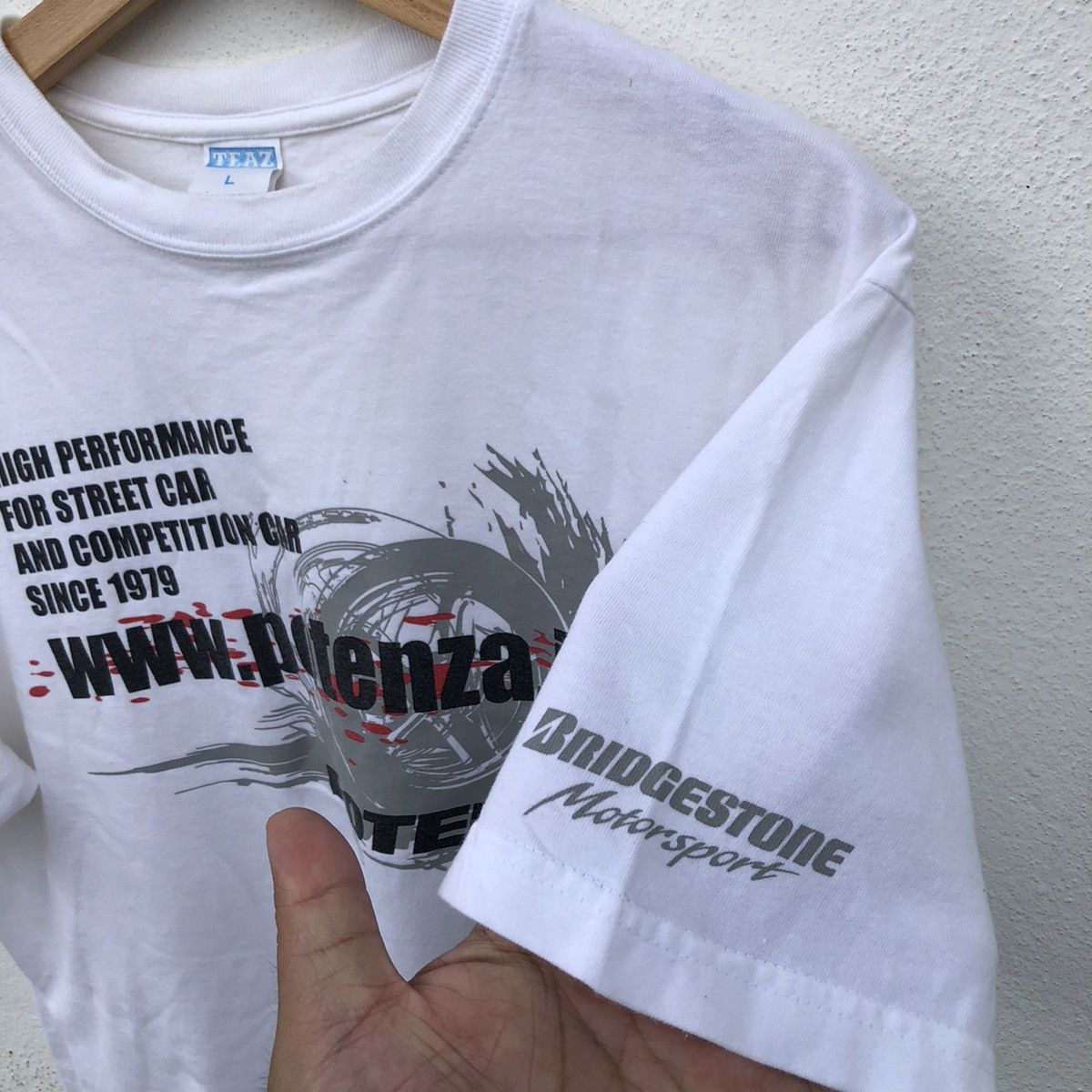 Japanese Brand POTENZA HIGH PERFORMANCE FOR STREET CAR BIG LOGO Size US L / EU 52-54 / 3 - 5 Thumbnail