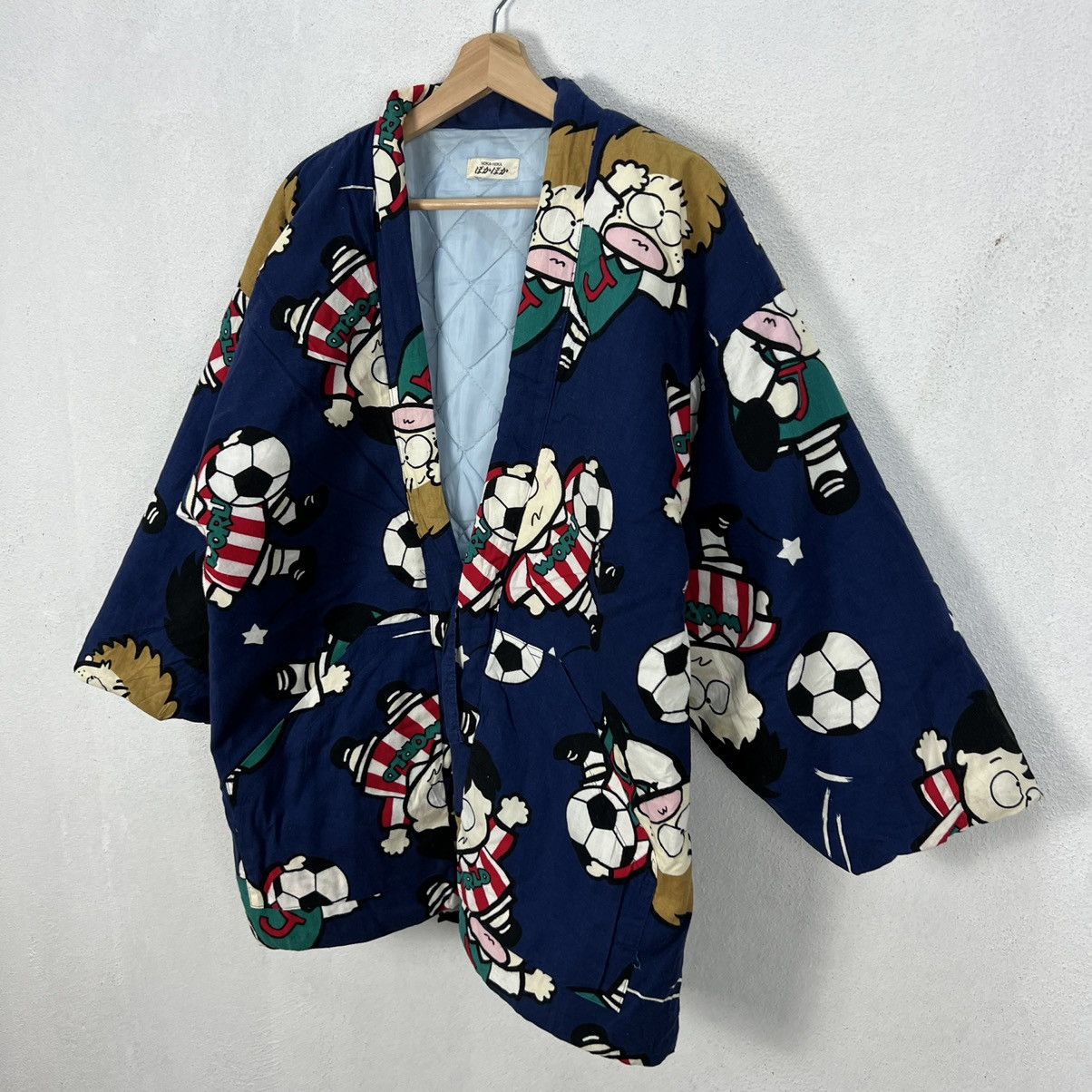 Japanese Brand VINTAGE HOKA HOKA FOOTBALL BIG LOGO KIMONO Size US M / EU 48-50 / 2 - 2 Thumbnail