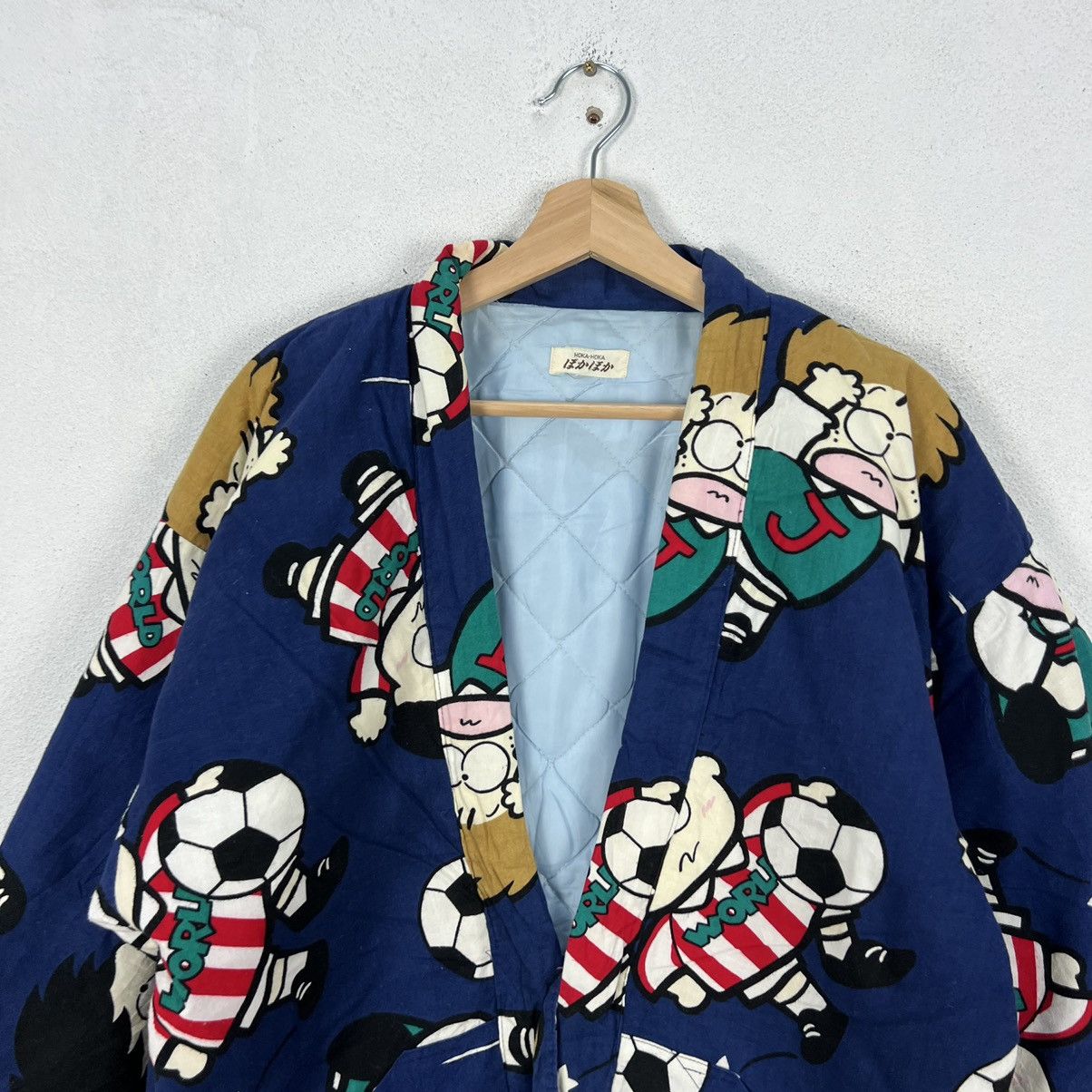 Japanese Brand VINTAGE HOKA HOKA FOOTBALL BIG LOGO KIMONO Size US M / EU 48-50 / 2 - 3 Thumbnail