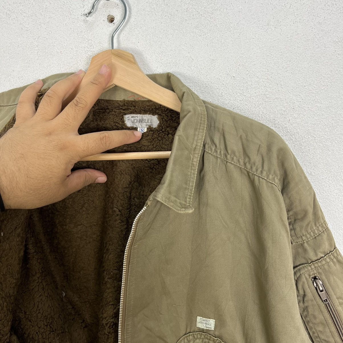 Japanese Brand VINTAGE BOMBER HIKORY JACKET MEN’S JOHNBULL CLUB Size US S / EU 44-46 / 1 - 12 Thumbnail
