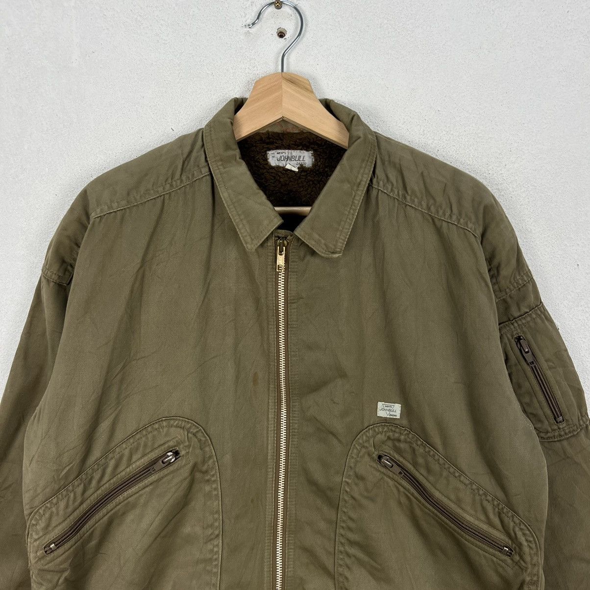 Japanese Brand VINTAGE BOMBER HIKORY JACKET MEN’S JOHNBULL CLUB Size US S / EU 44-46 / 1 - 3 Thumbnail