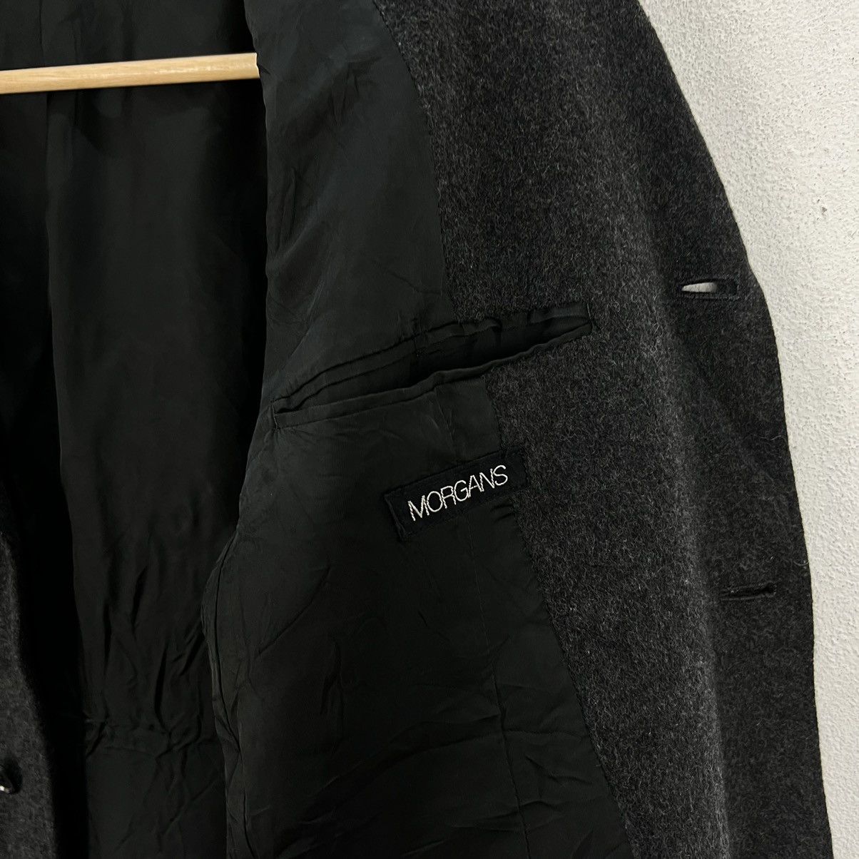 Japanese Brand ULTIMATE BLACK AVANT GARDE DESIGN MORGANS LONG JACKET Size US L / EU 52-54 / 3 - 13 Thumbnail