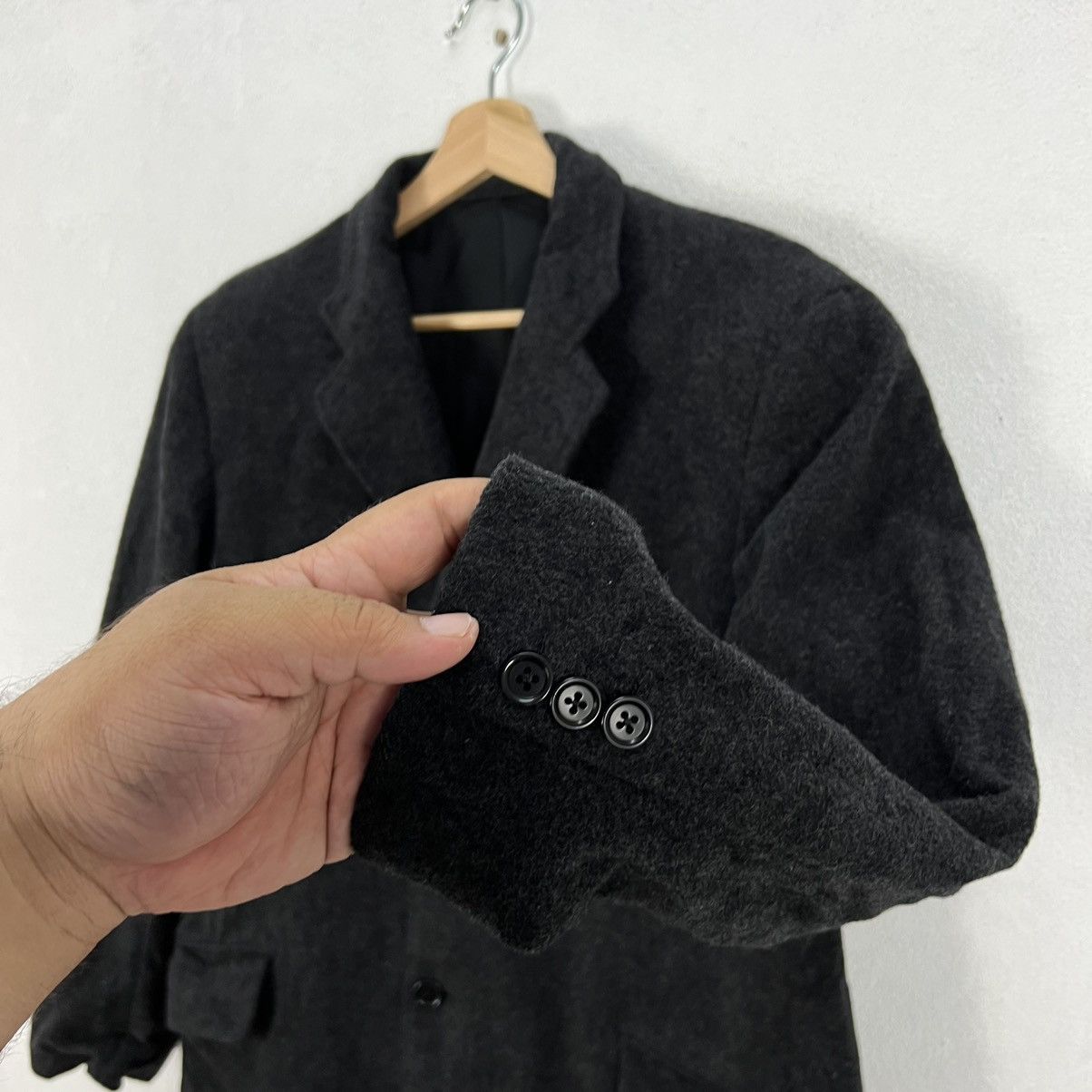 Japanese Brand ULTIMATE BLACK AVANT GARDE DESIGN MORGANS LONG JACKET Size US L / EU 52-54 / 3 - 7 Thumbnail