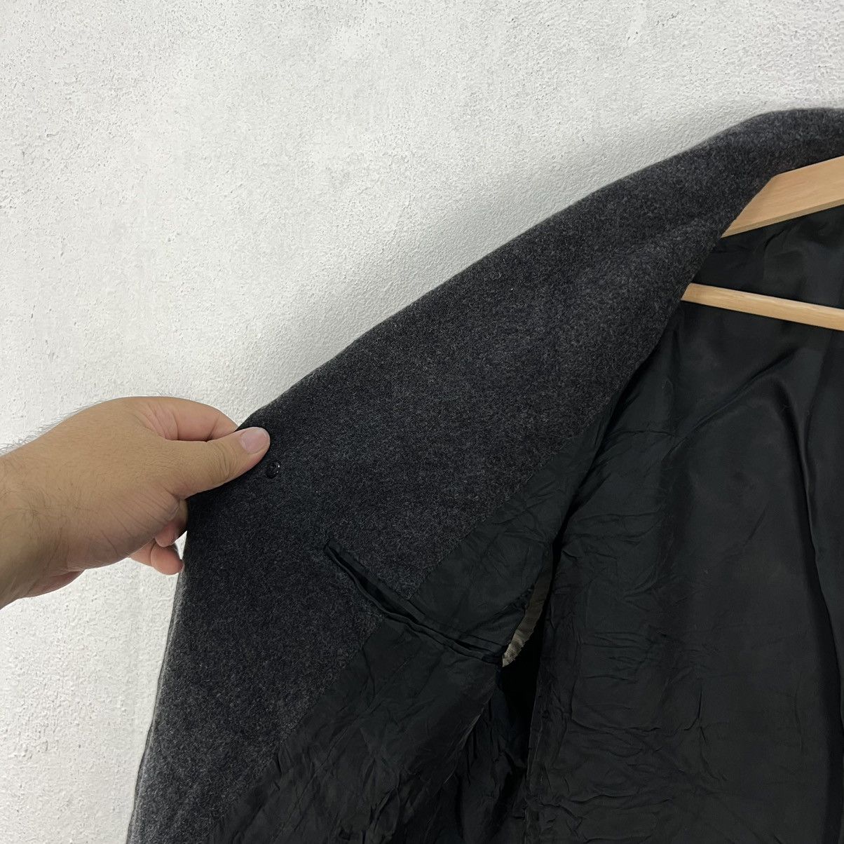 Japanese Brand ULTIMATE BLACK AVANT GARDE DESIGN MORGANS LONG JACKET Size US L / EU 52-54 / 3 - 12 Thumbnail