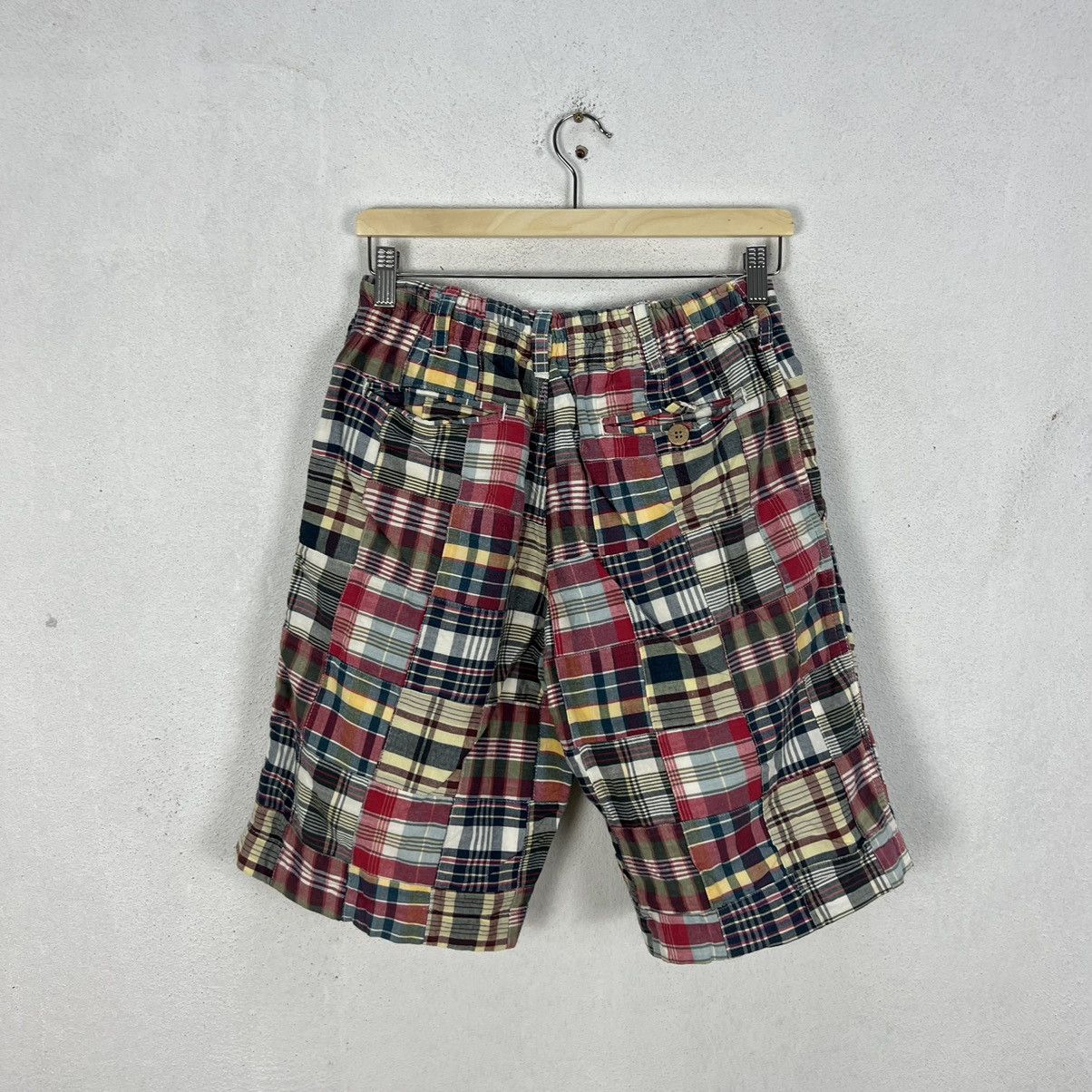 Japanese Brand VINTAGE BACK NUMBER JAPAN PATCH WORK DESIGN SHORTPANT Size US 30 / EU 46 - 7 Thumbnail