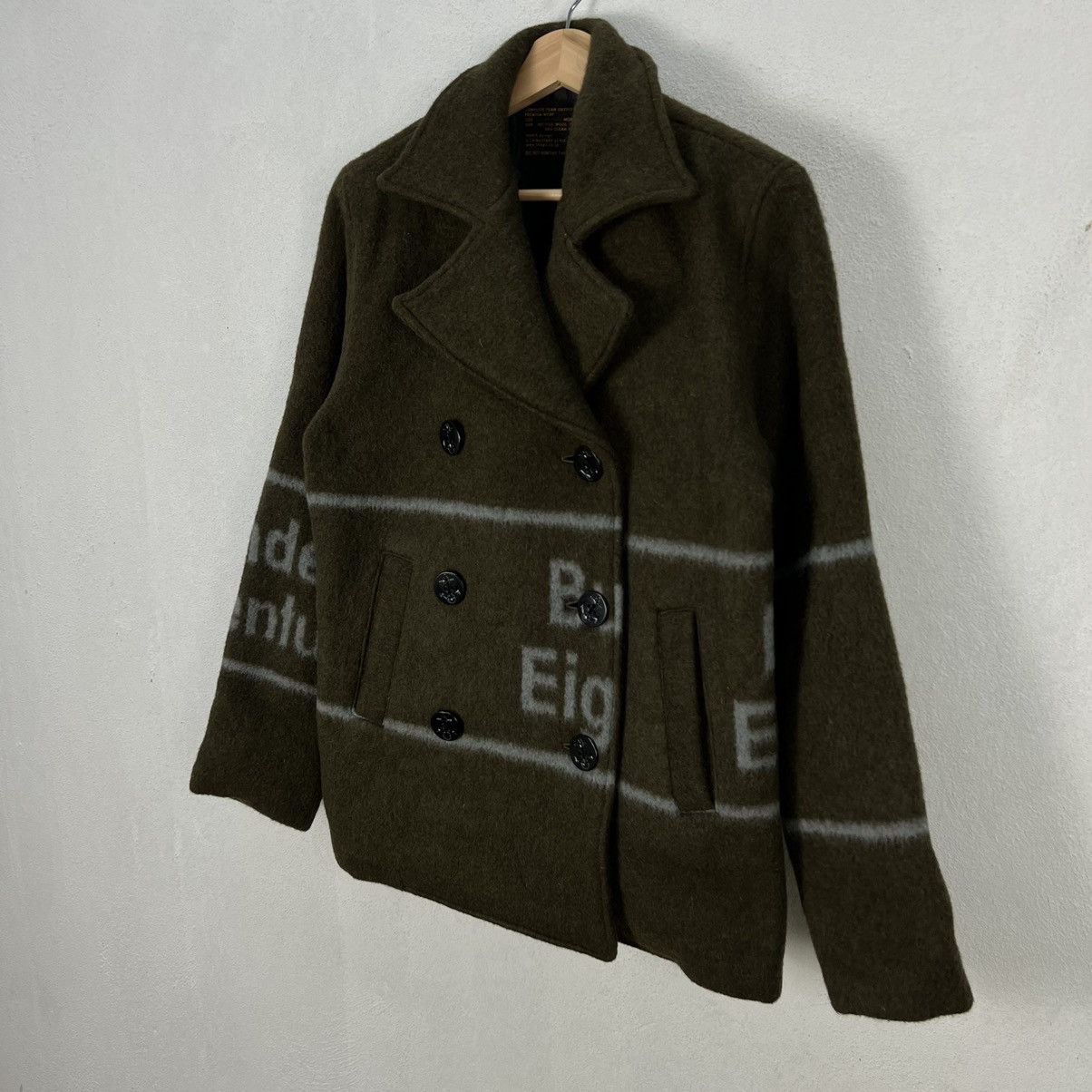 Japanese Brand VINTAGE WOOL JACKET VIVACE DESIGN USA MILITARY STYLE Size US M / EU 48-50 / 2 - 2 Thumbnail