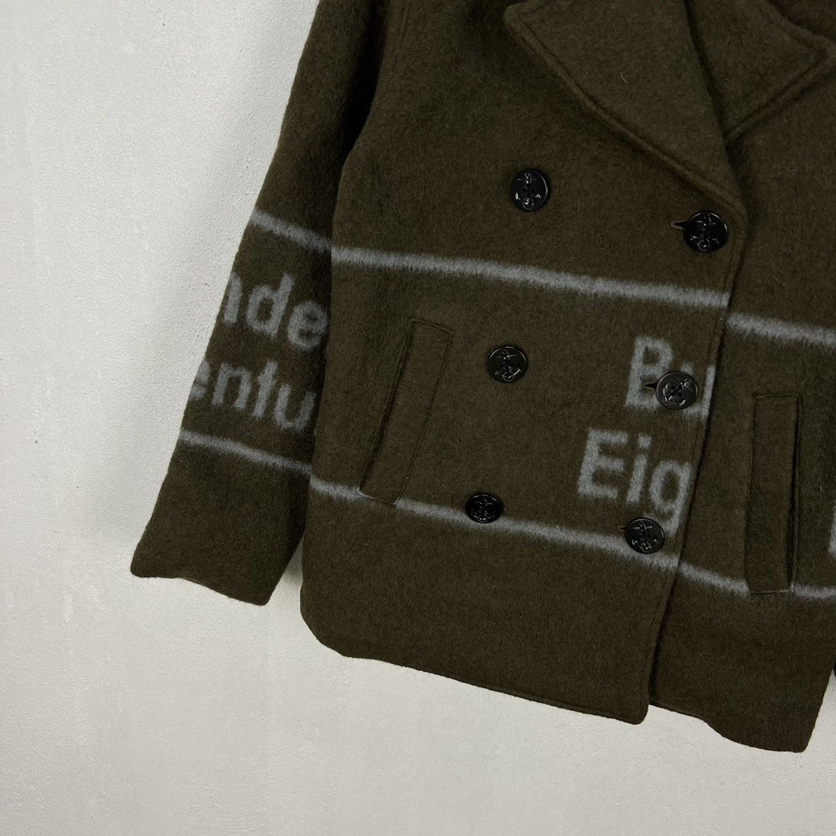 Japanese Brand VINTAGE WOOL JACKET VIVACE DESIGN USA MILITARY STYLE Size US M / EU 48-50 / 2 - 4 Thumbnail