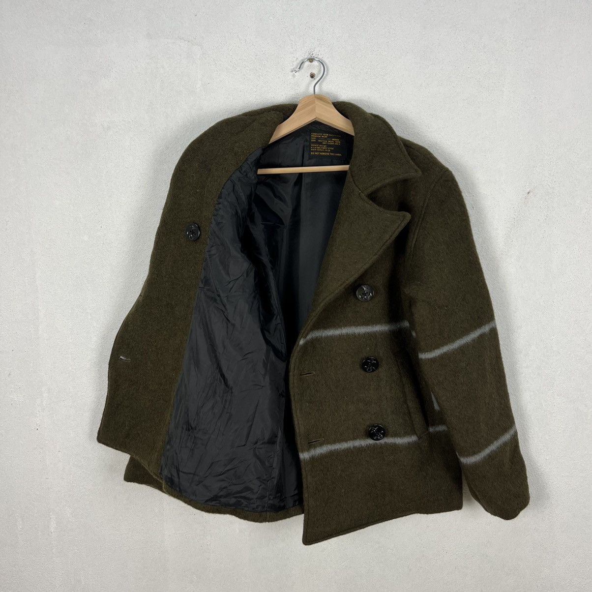 Japanese Brand VINTAGE WOOL JACKET VIVACE DESIGN USA MILITARY STYLE Size US M / EU 48-50 / 2 - 11 Thumbnail