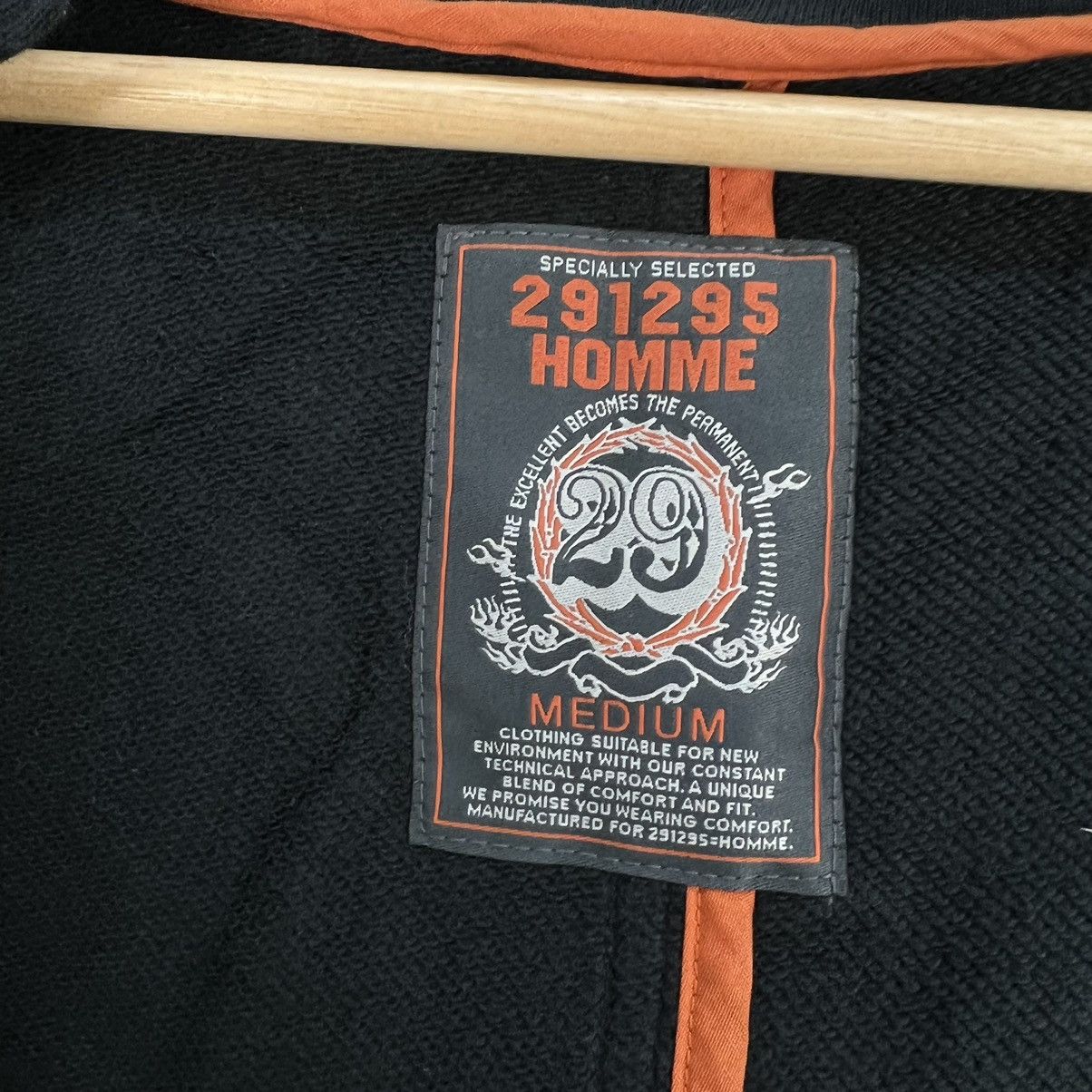 Japanese Brand RARE HOODIE ZIPPER JACKET 291295 HOMME Size US M / EU 48-50 / 2 - 10 Thumbnail