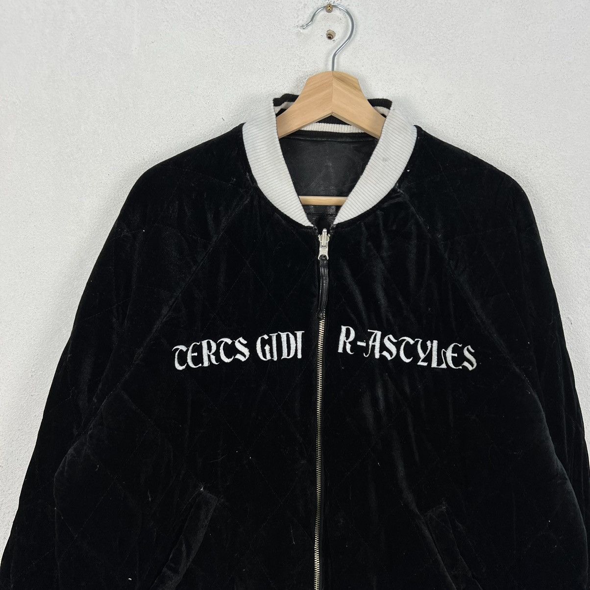 Japanese Brand VINTAGE RASVOA REVERSIBLE VELVET JACKET BIG LOGO ROSE Size US M / EU 48-50 / 2 - 4 Thumbnail