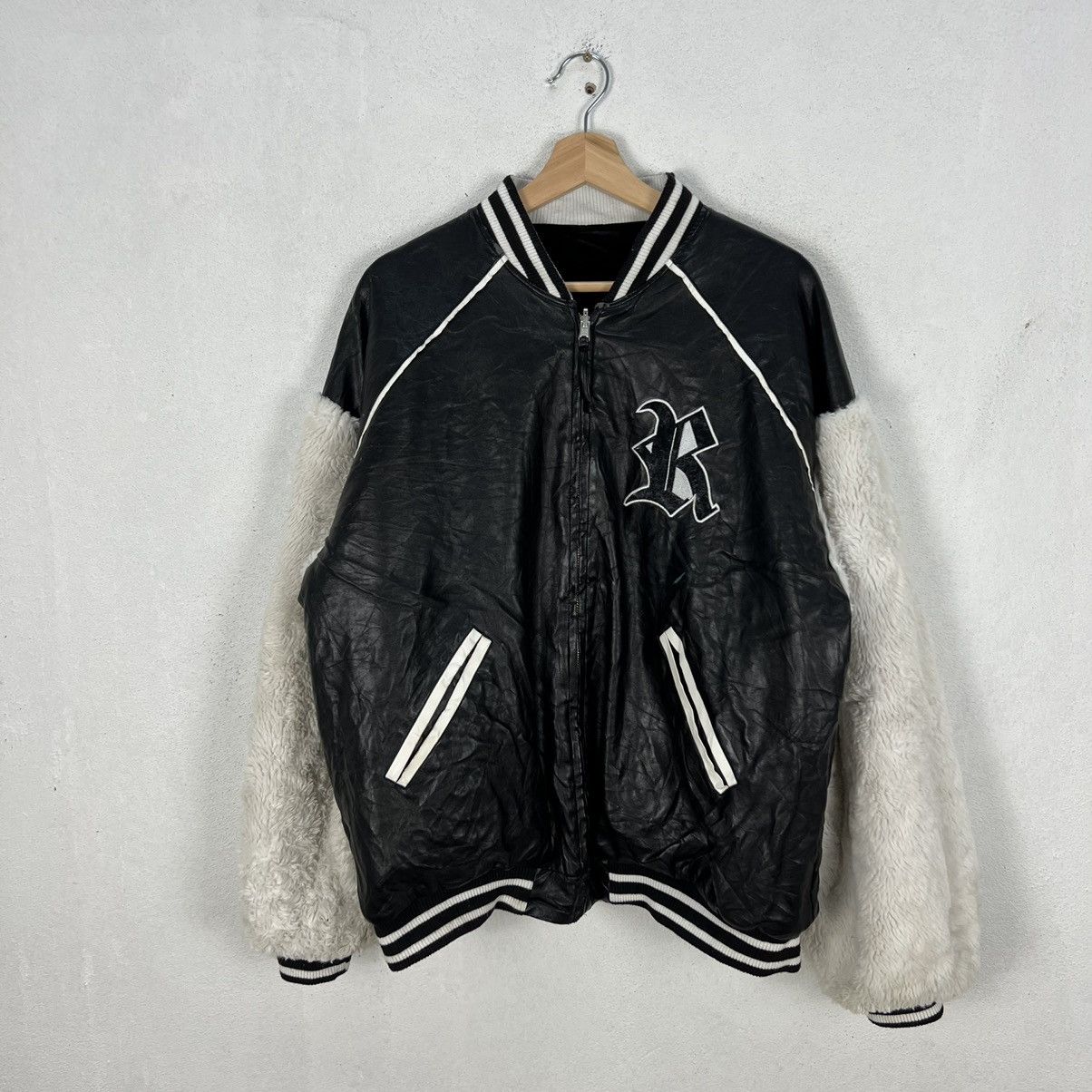 Japanese Brand VINTAGE RASVOA REVERSIBLE VELVET JACKET BIG LOGO ROSE Size US M / EU 48-50 / 2 - 16 Thumbnail